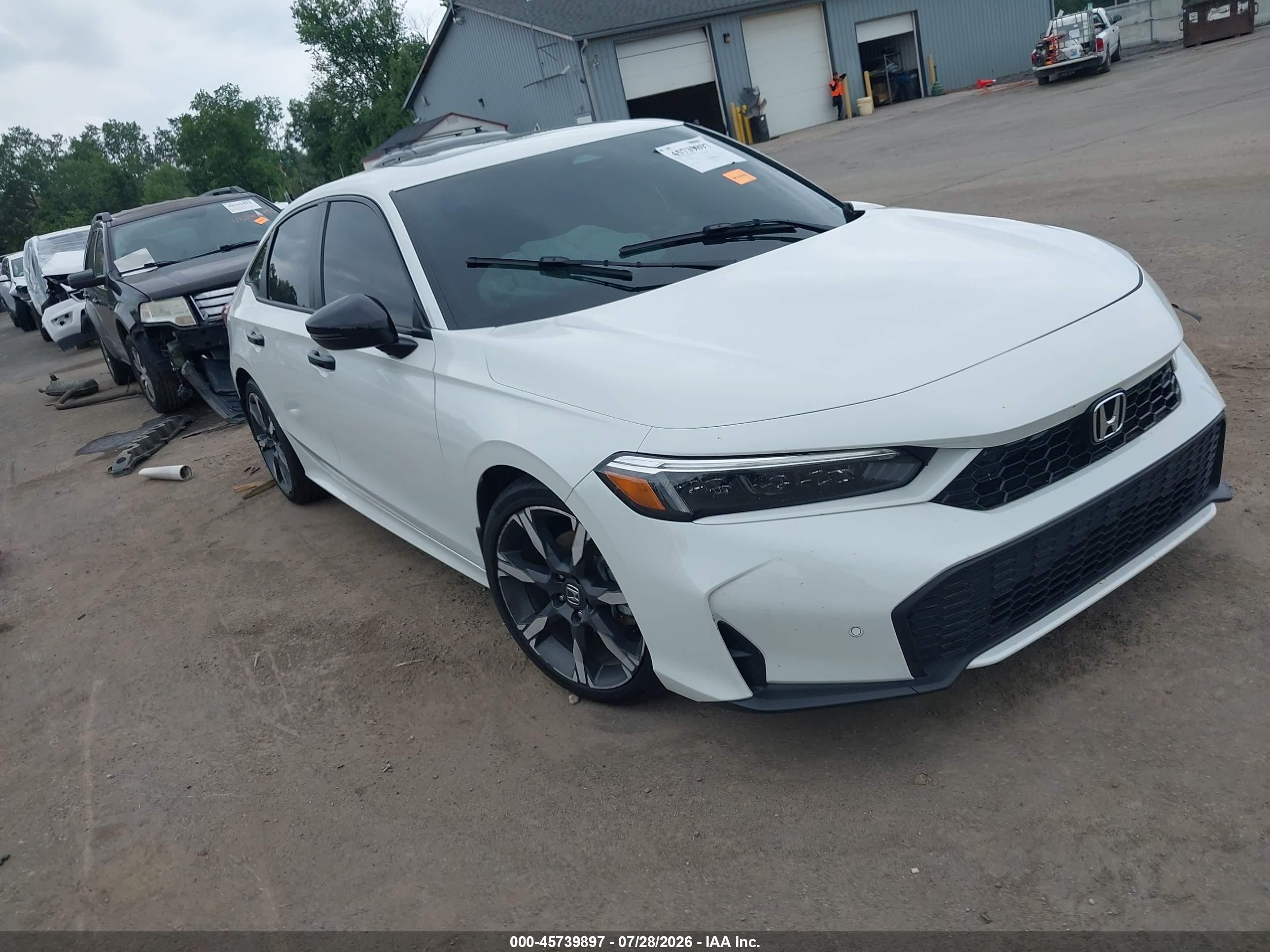 2025 Honda Civic Hybrid VIN 2HGFE4F87SH344375 — IAAI salvage auction photo