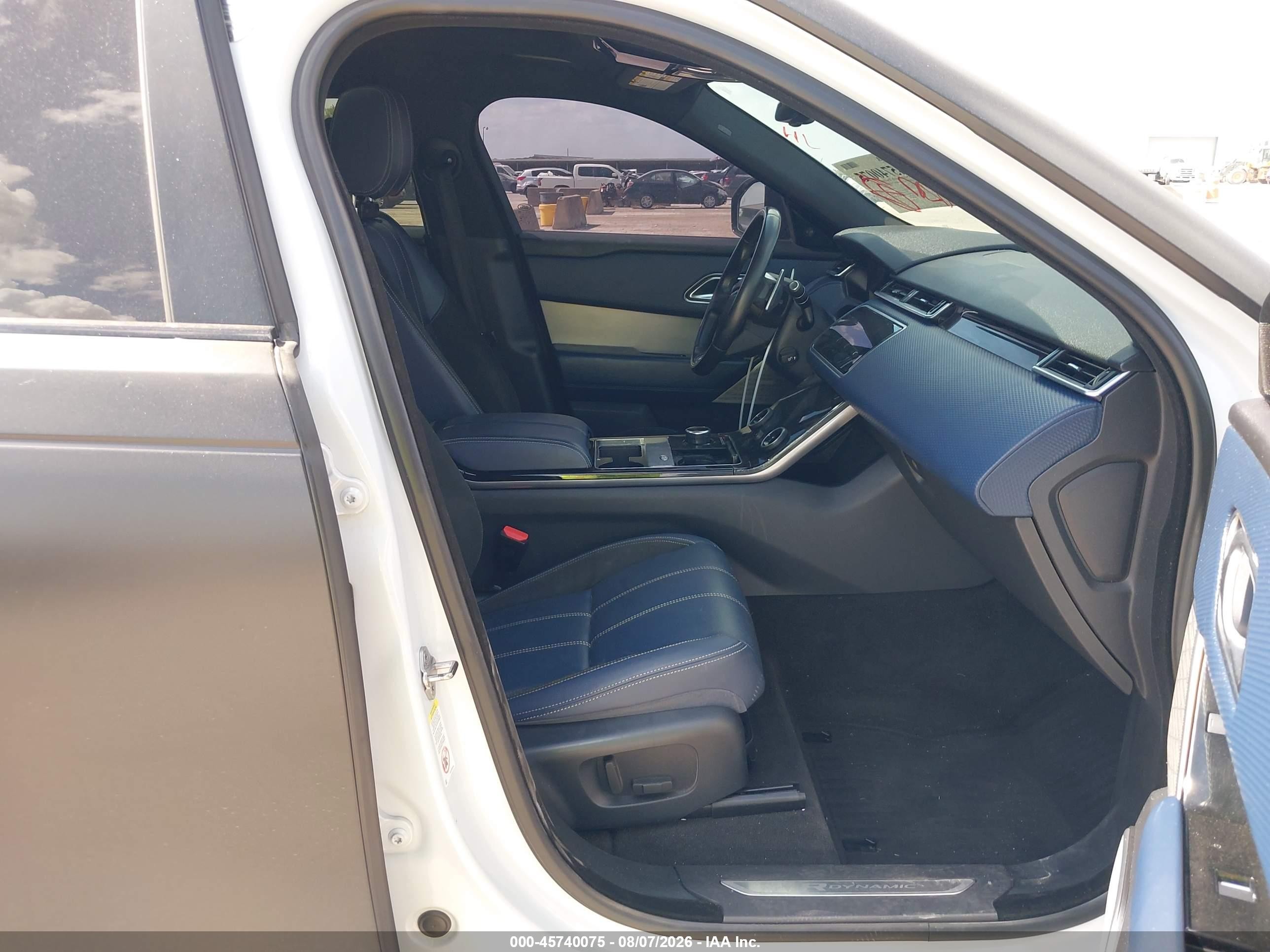 2019 Land rover Range rover velar VIN SALYL2EX0KA793687 IAAI salvage auction — Front End, Original (Texas), sold $6,300 on 2026-09-09 (photo 5)