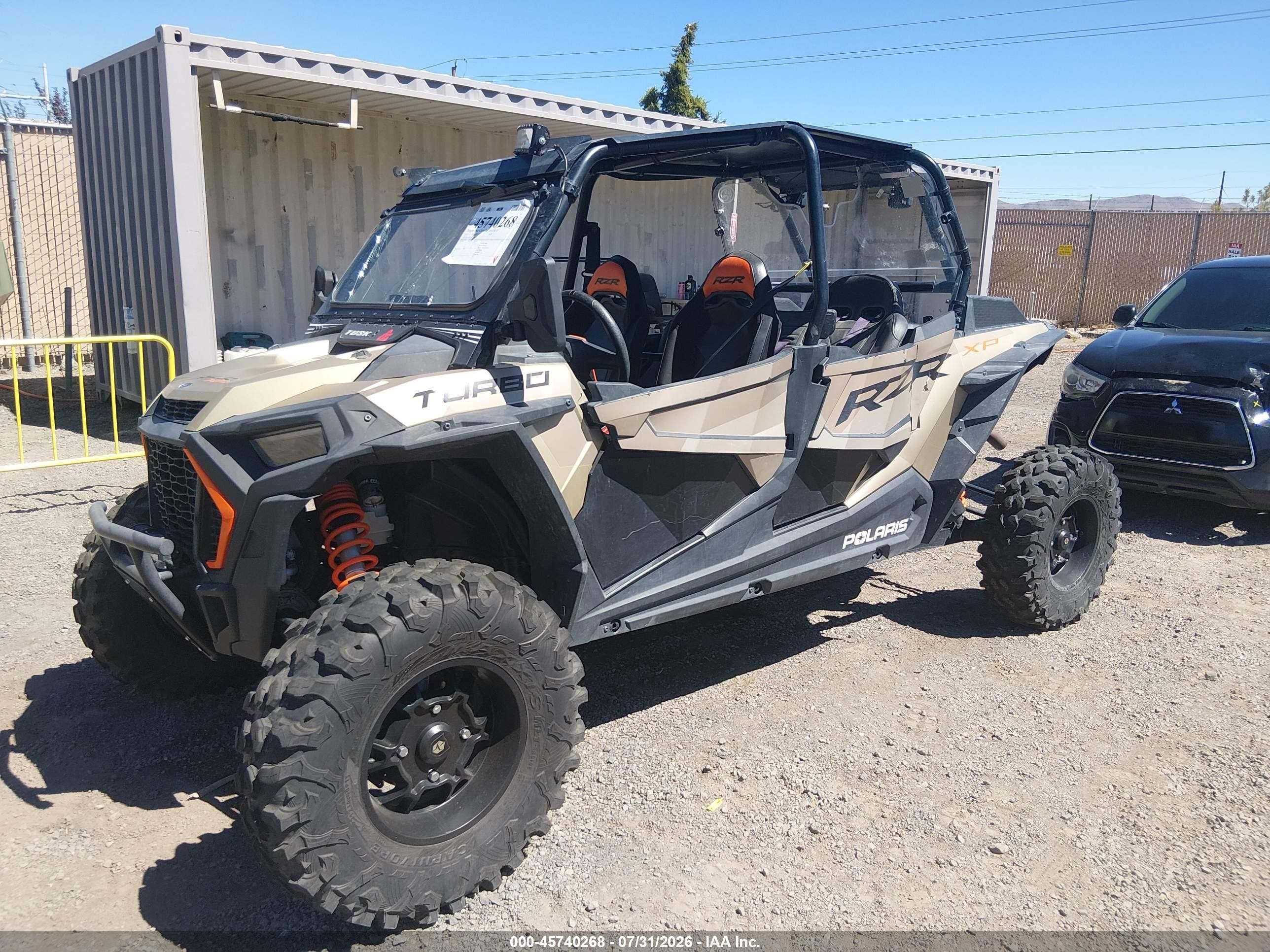 2021 Polaris Rzr VIN 3NSN4E924MF138836 IAAI salvage auction — Side, Ohv Salvage (Nevada), sold $7,850 on 2026-10-16 (photo 2)