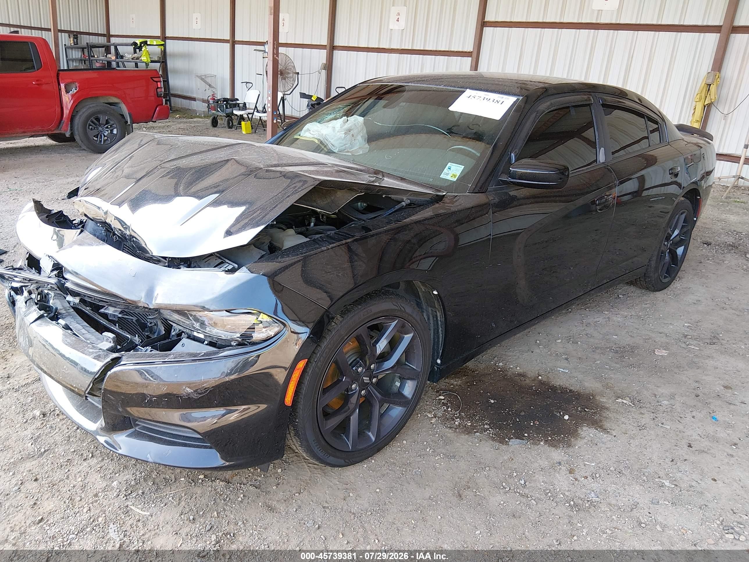 2020 Dodge Charger VIN 2C3CDXBGXLH157902 IAAI salvage auction — Front End, Salvage (Louisiana), sold $2,650 on 2026-09-13 (photo 2)