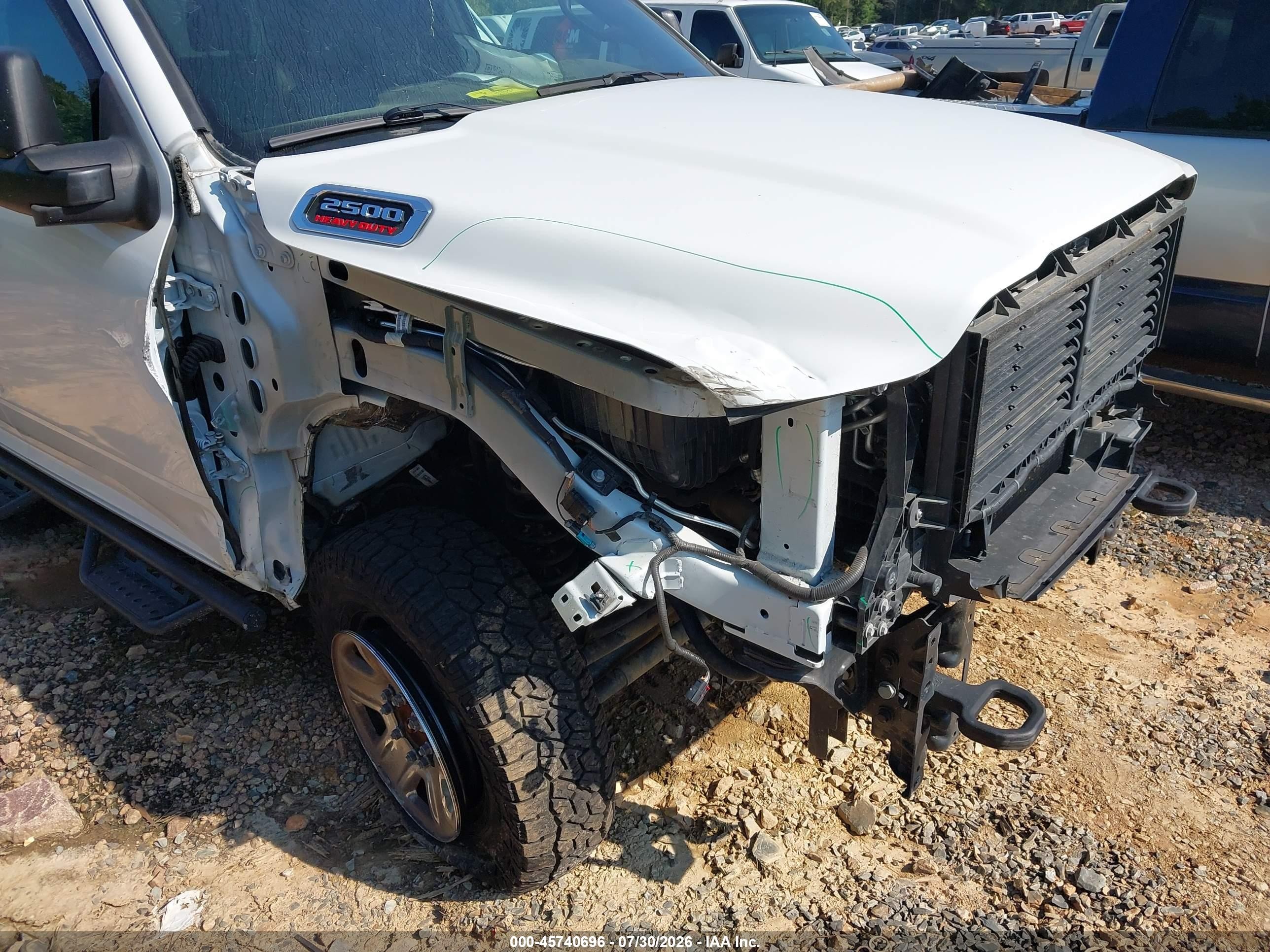 2023 Ram 2500 VIN 3C6UR5HJ8PG529274 IAAI salvage auction — Front End, Salvage (North Carolina), sold $9,100 on 2026-09-24 (photo 6)