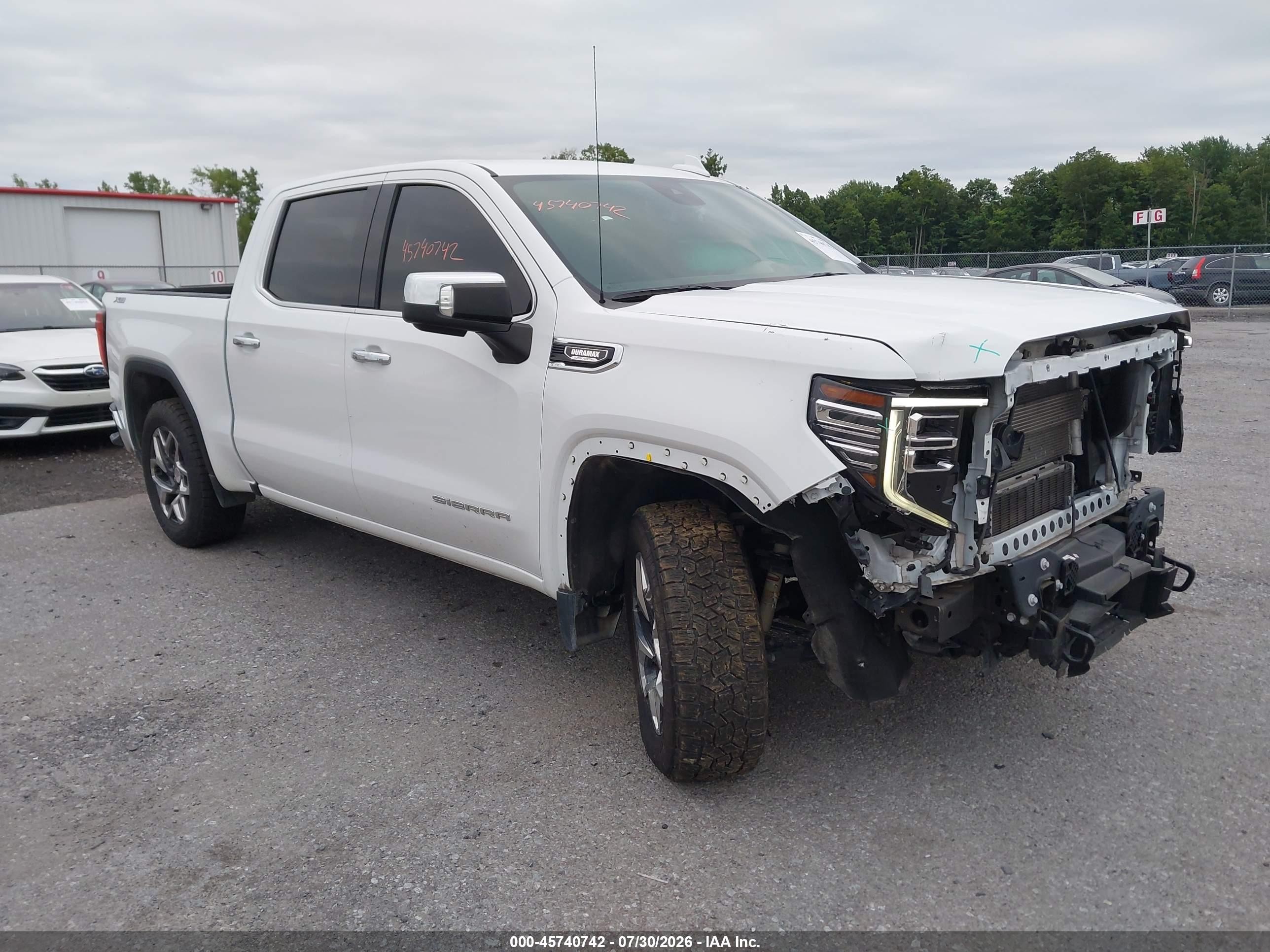 2023 GMC Sierra 1500 VIN 3GTUUDE86PG101545 — IAAI salvage auction photo
