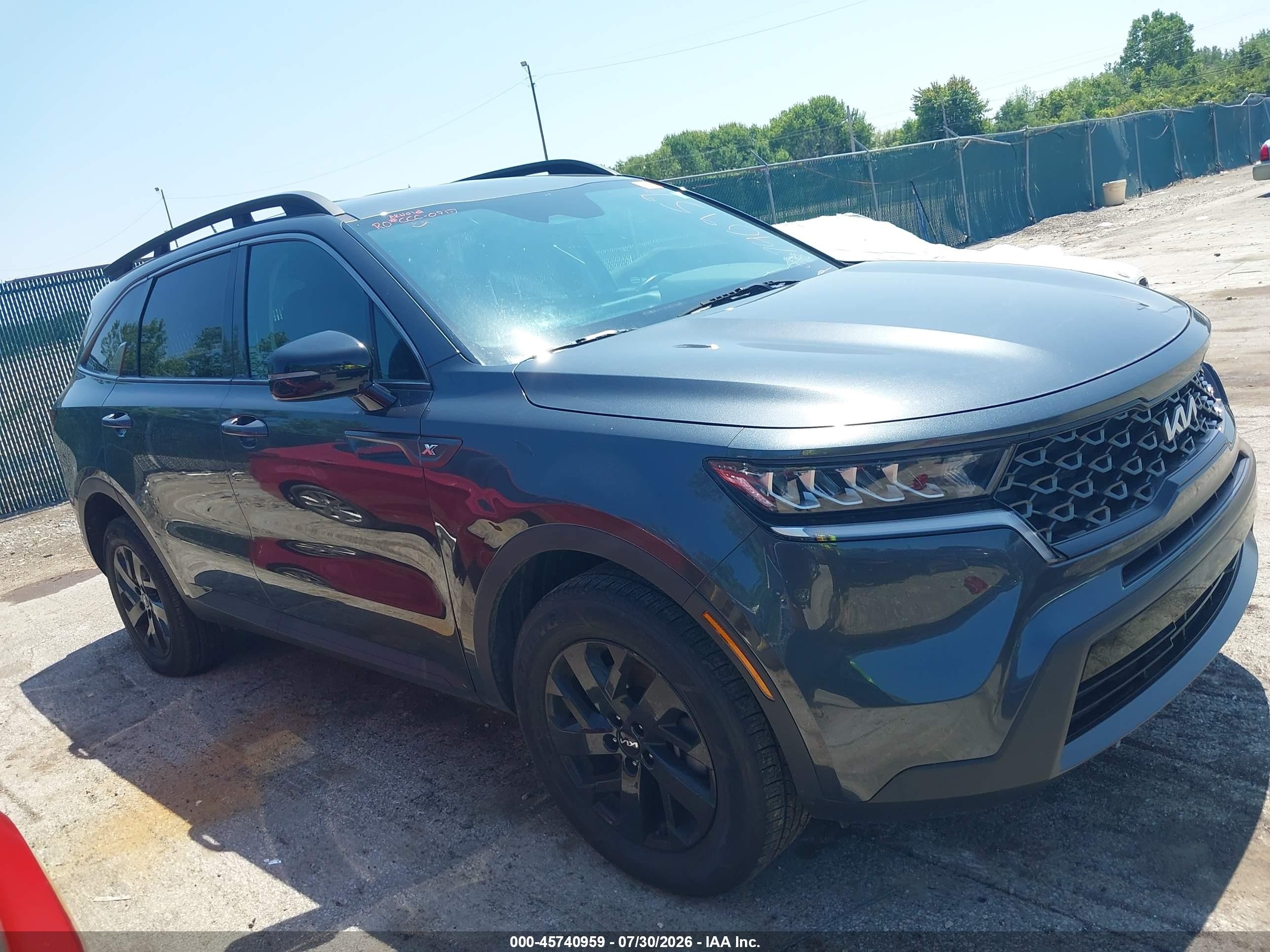 2022 Kia Sorento VIN 5XYRLDLC5NG098634 — IAAI salvage auction photo
