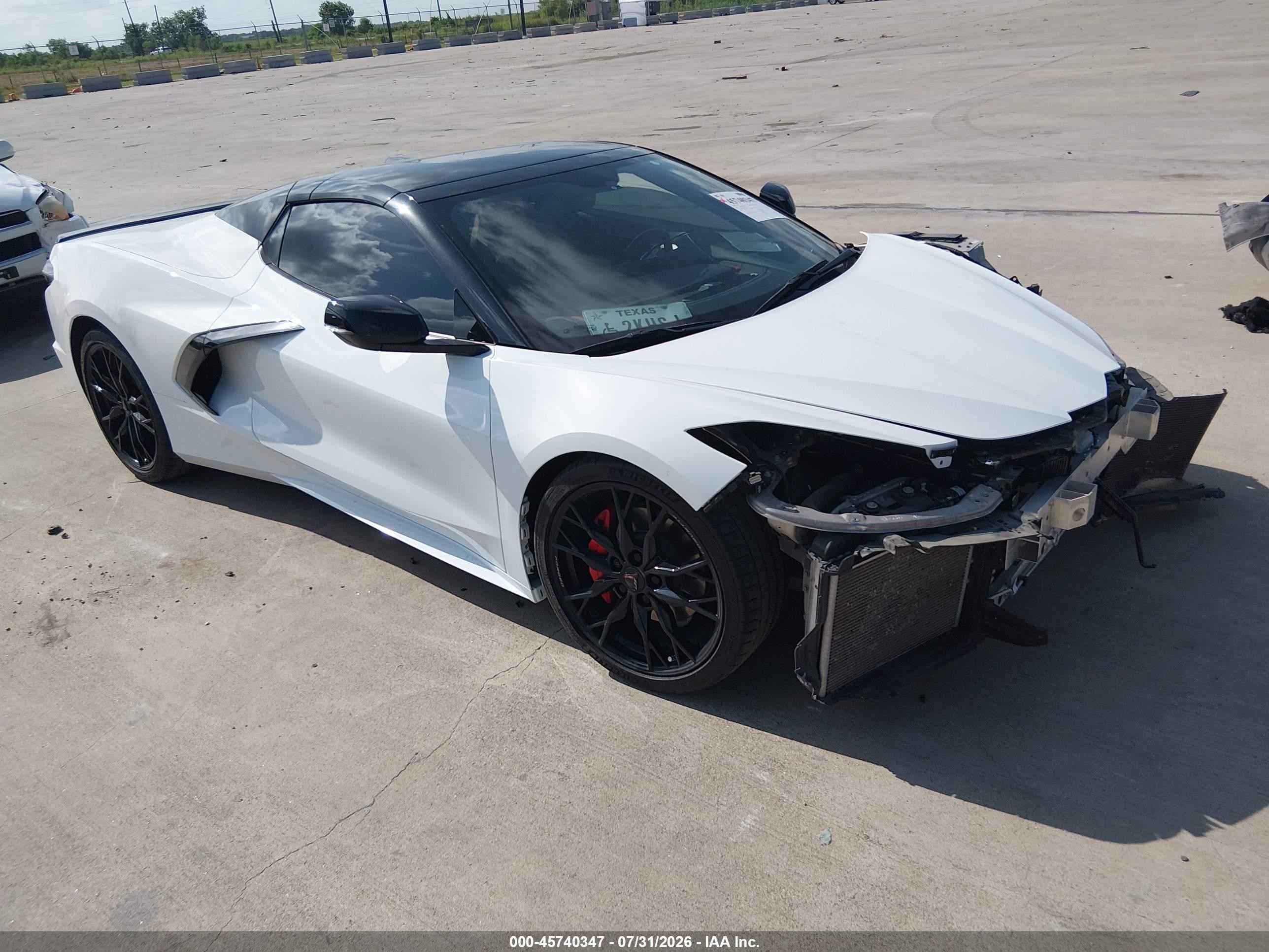 2023 Chevrolet Corvette Stingray VIN 1G1YC3D45P5103283 — IAAI salvage auction photo
