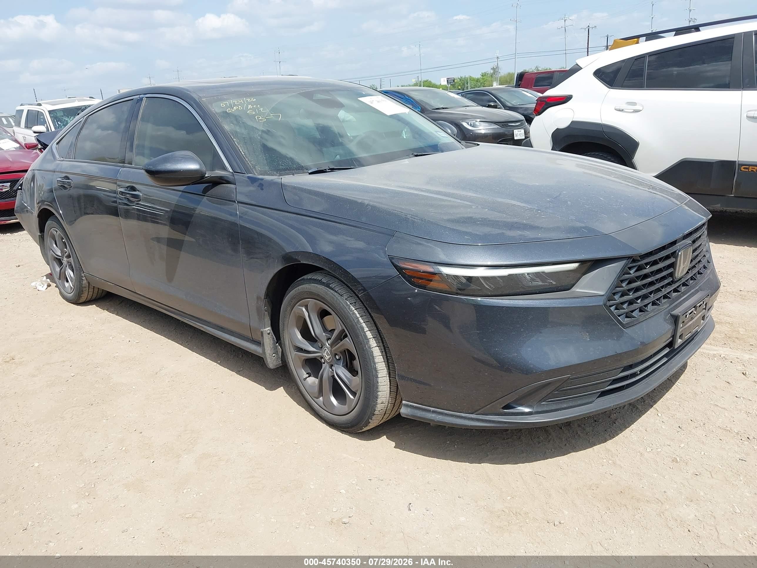 2023 Honda Accord VIN 1HGCY1F37PA000533 — IAAI salvage auction photo