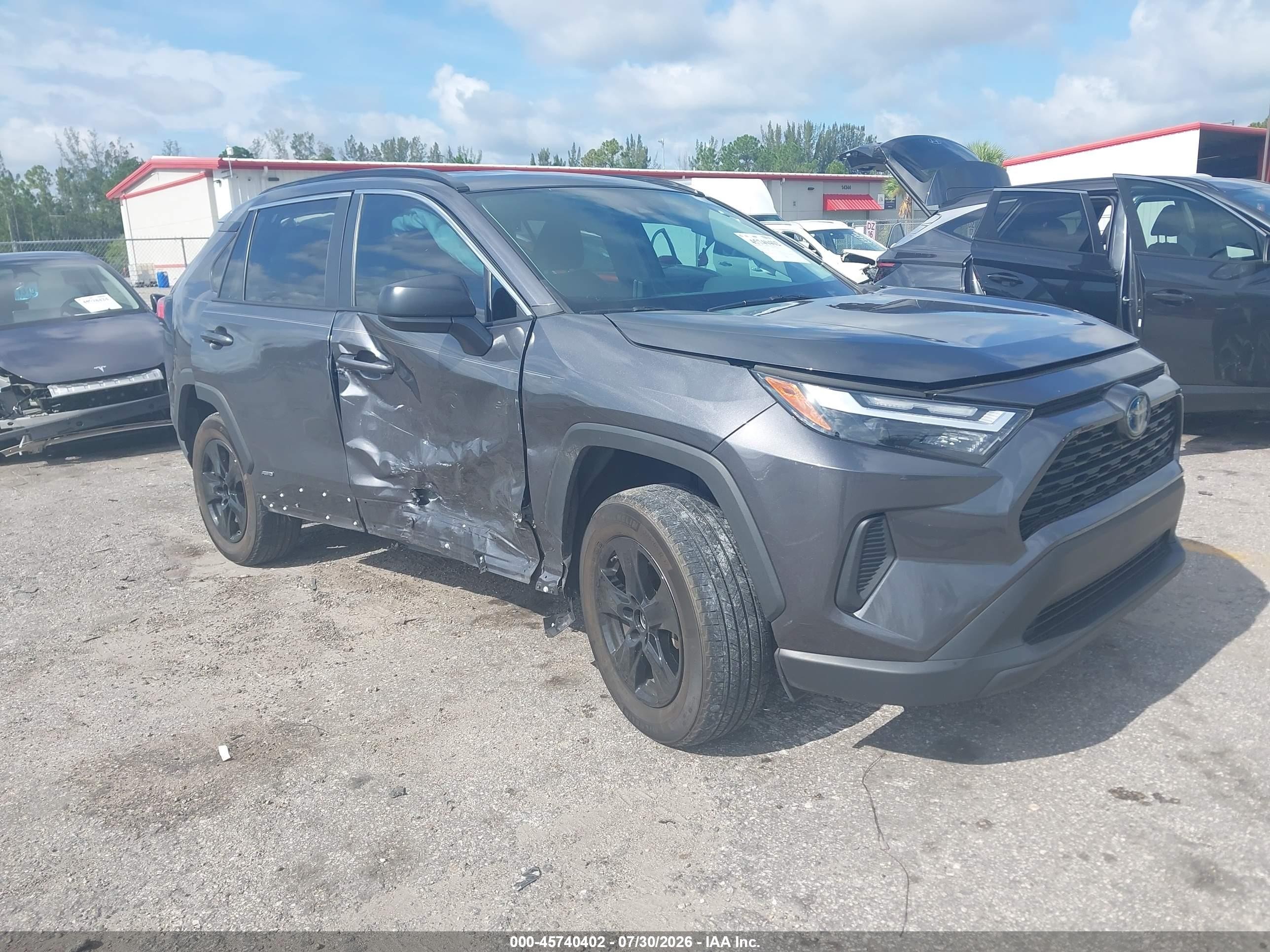 2024 Toyota RAV4 Hybrid VIN 4T3LWRFV9RU115787 — IAAI salvage auction photo