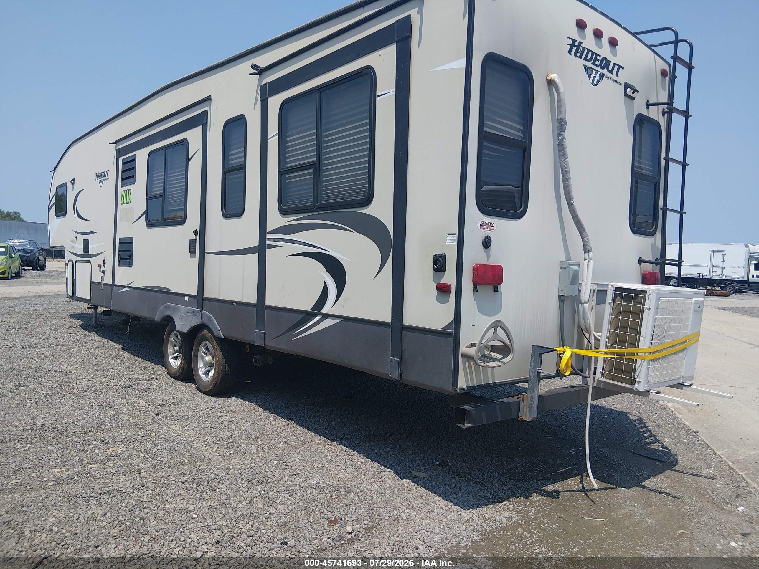 2016 Keystone Travel trailer VIN 4YDF31528G7208157 IAAI salvage auction — Unknown, Salvage (Missouri), sold $500 on 2026-09-08 (photo 3)