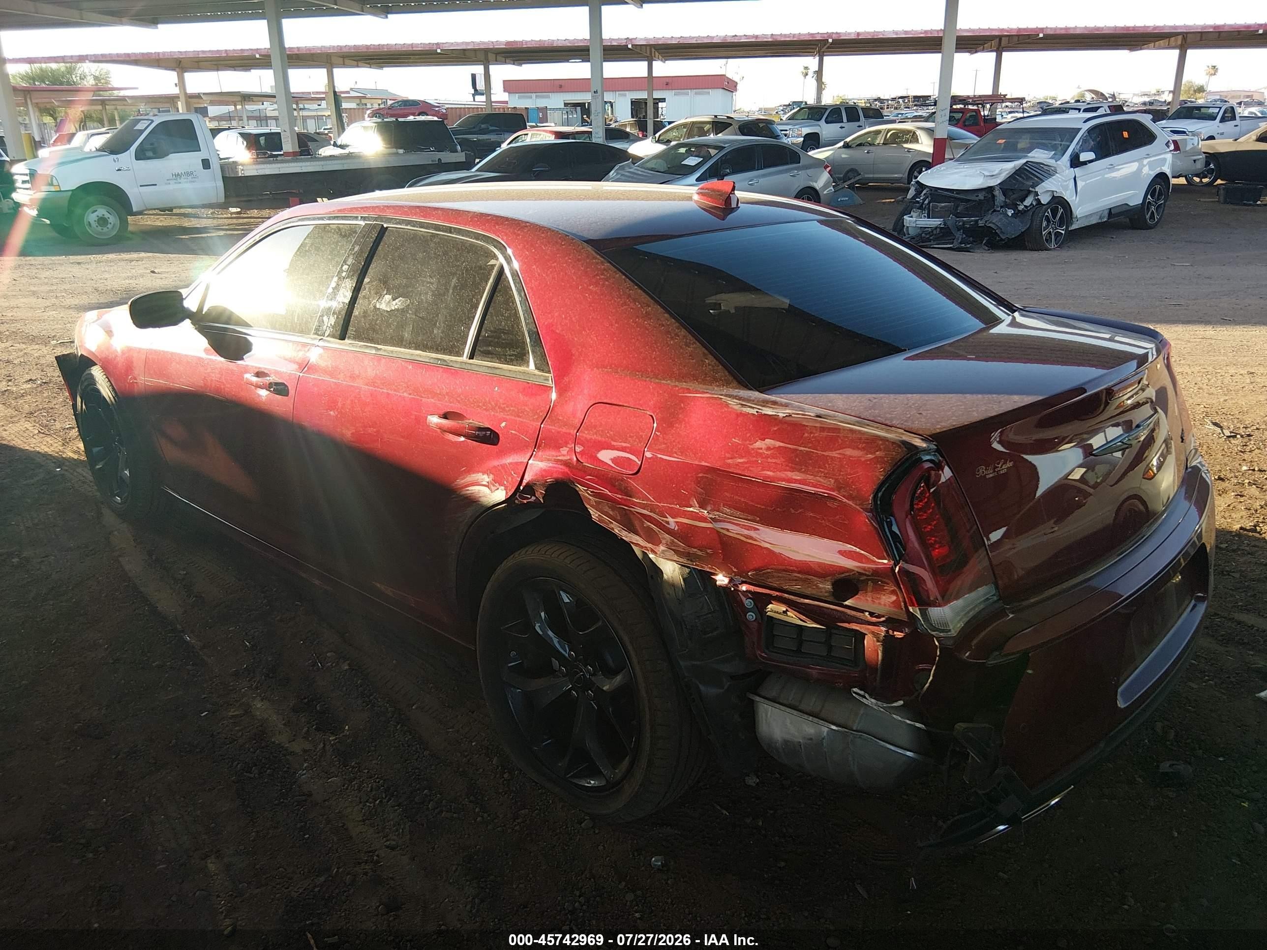2023 Chrysler 300 VIN 2C3CCADG5PH573309 IAAI salvage auction — Unknown, Salvage (Arizona), sold $5,175 on 2026-09-08 (photo 3)