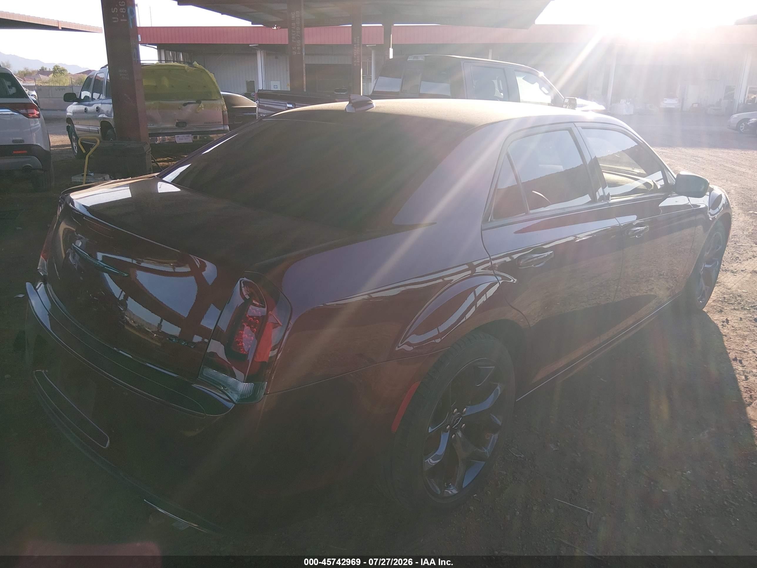 2023 Chrysler 300 VIN 2C3CCADG5PH573309 IAAI salvage auction — Unknown, Salvage (Arizona), sold $5,175 on 2026-09-08 (photo 4)