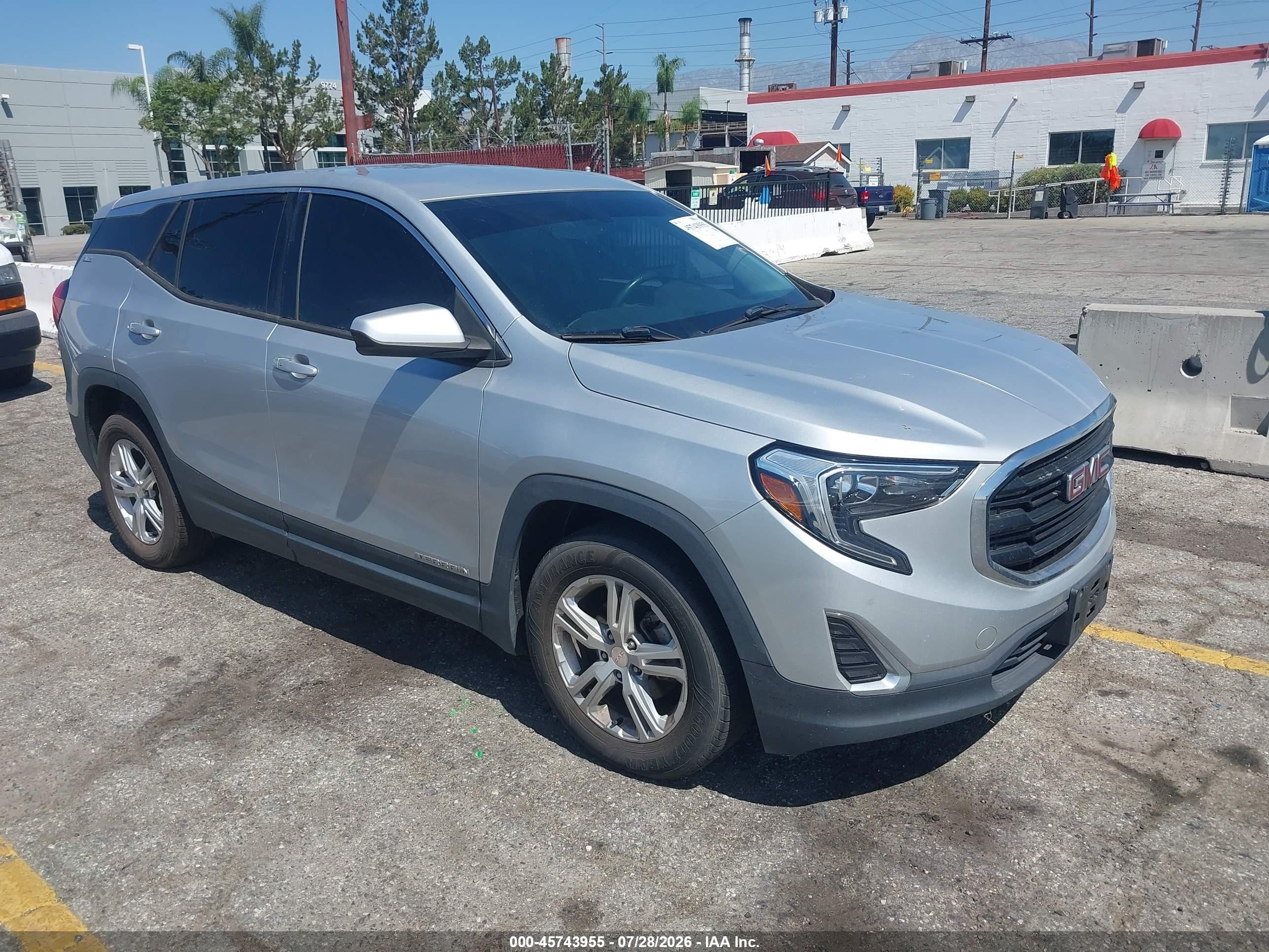 2019 GMC Terrain VIN 3GKALMEV3KL118755 — IAAI salvage auction photo