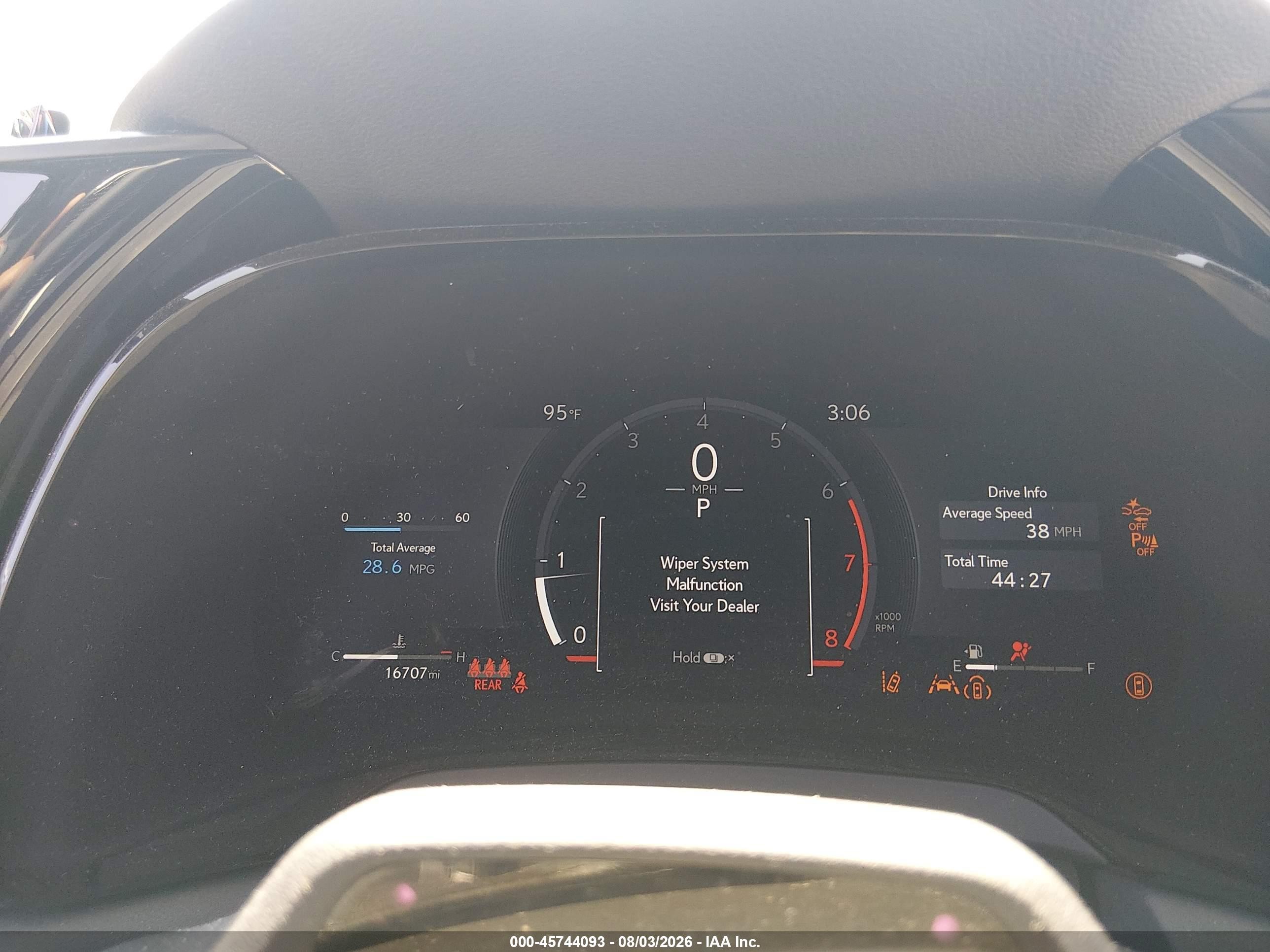 2025 Lexus Rx VIN 2T2BAMBA4SC066297 IAAI salvage auction — Side, Salvage (Louisiana), sold $25,250 on 2026-09-23 (photo 7)
