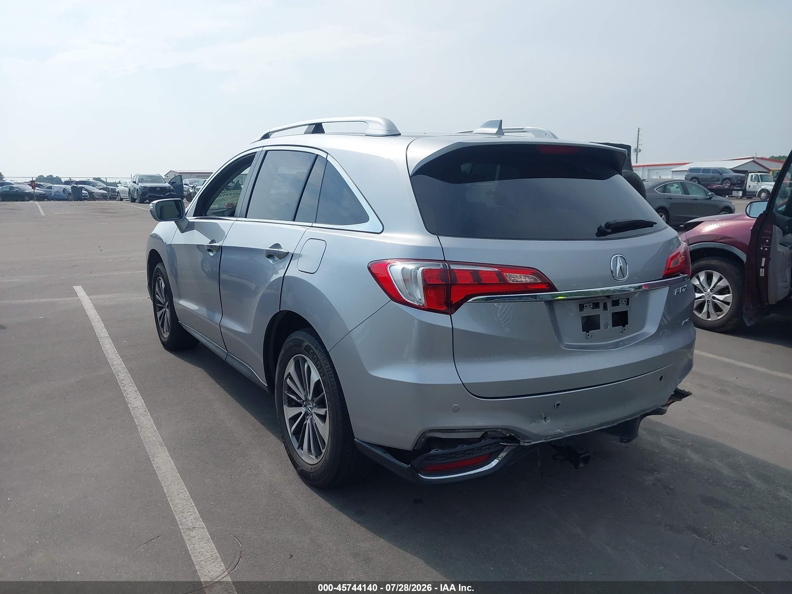 2017 Acura Rdx VIN 5J8TB4H7XHL025094 IAAI salvage auction — Rear End, Salvage (Idaho), sold $5,200 on 2026-09-12 (photo 3)