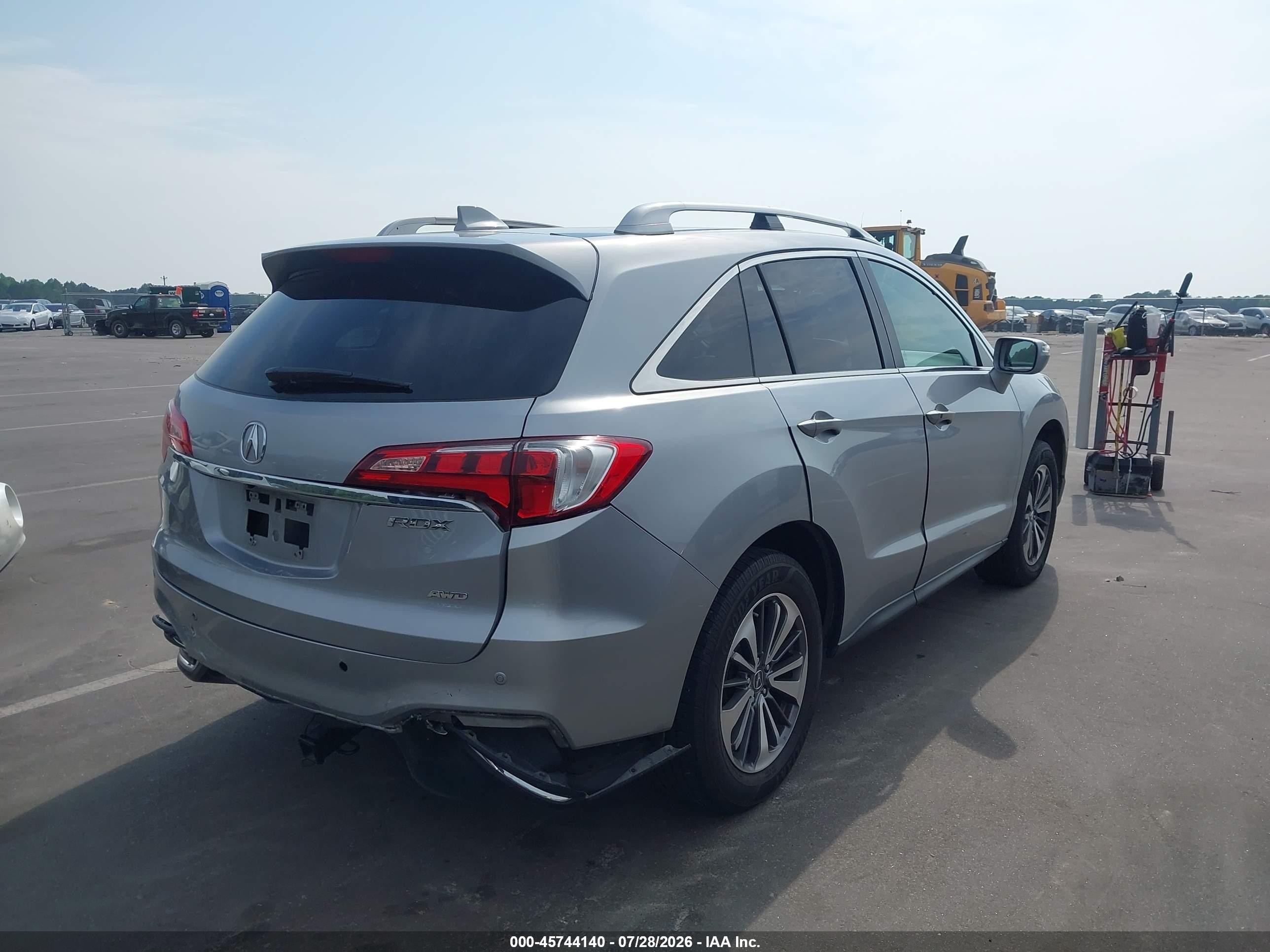 2017 Acura Rdx VIN 5J8TB4H7XHL025094 IAAI salvage auction — Rear End, Salvage (Idaho), sold $5,200 on 2026-09-12 (photo 4)