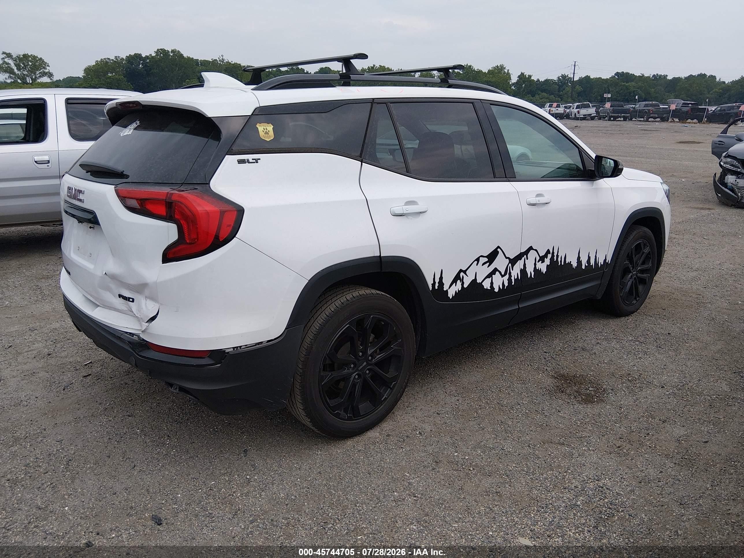 2020 Gmc Terrain VIN 3GKALVEX0LL304584 IAAI salvage auction — Rear End, Salvage - 75% Or Less (Maryland), sold $4,700 on 2026-09-25 (photo 4)