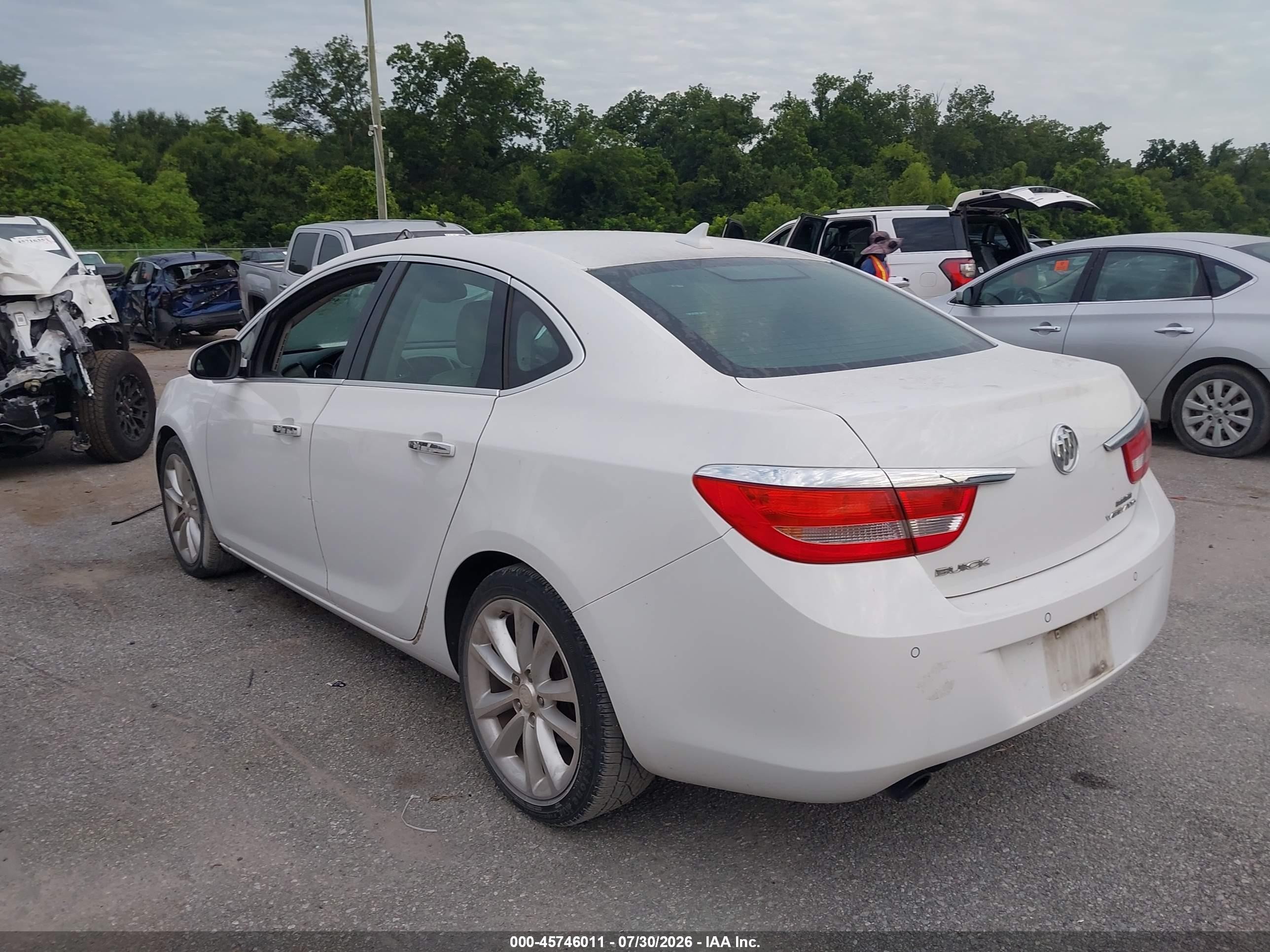 2014 Buick Verano VIN 1G4PR5SK2E4106025 IAAI salvage auction — Normal Wear, Clear (Louisiana), sold $225 on 2026-09-08 (photo 3)
