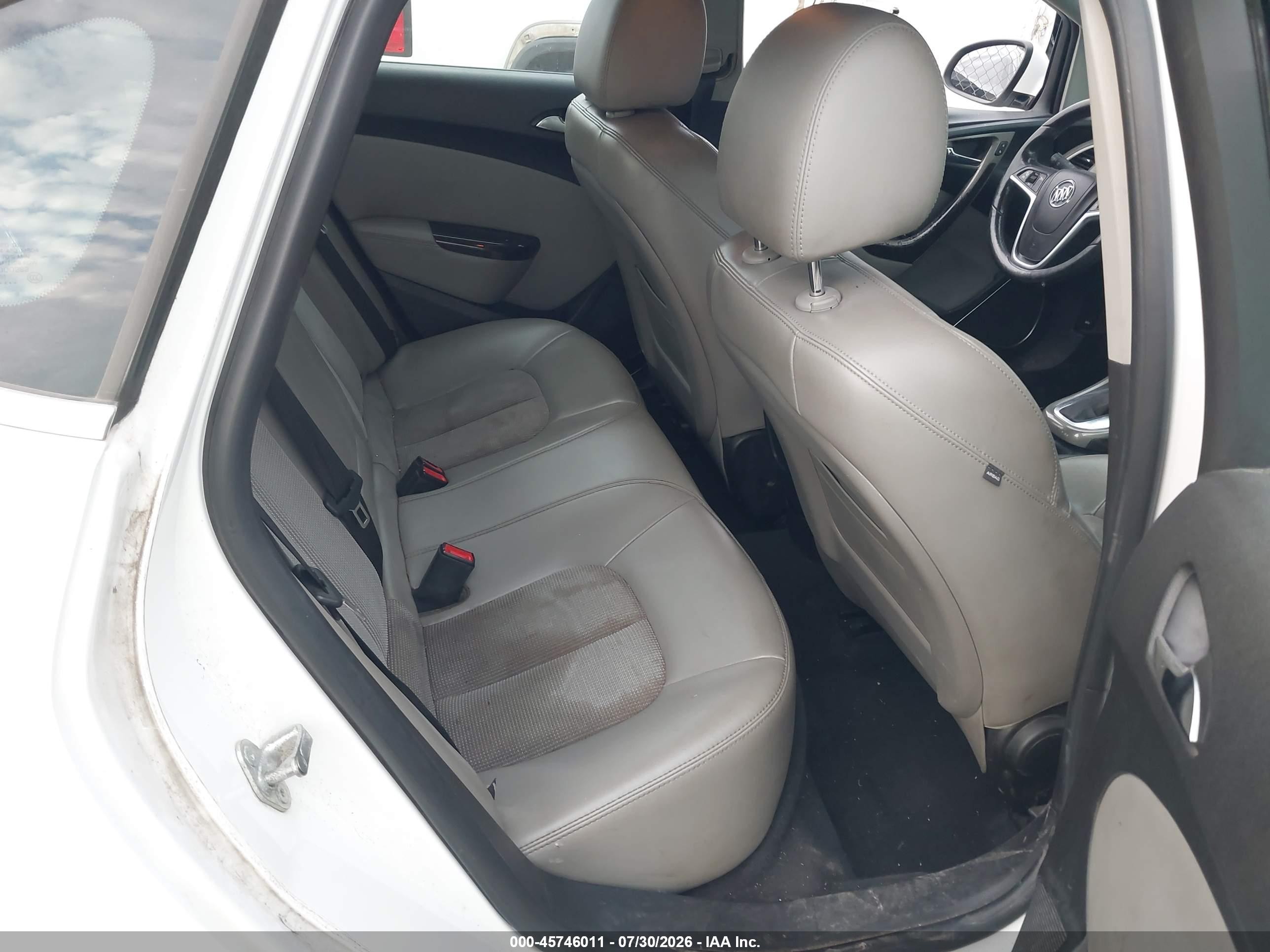 2014 Buick Verano VIN 1G4PR5SK2E4106025 IAAI salvage auction — Normal Wear, Clear (Louisiana), sold $225 on 2026-09-08 (photo 8)