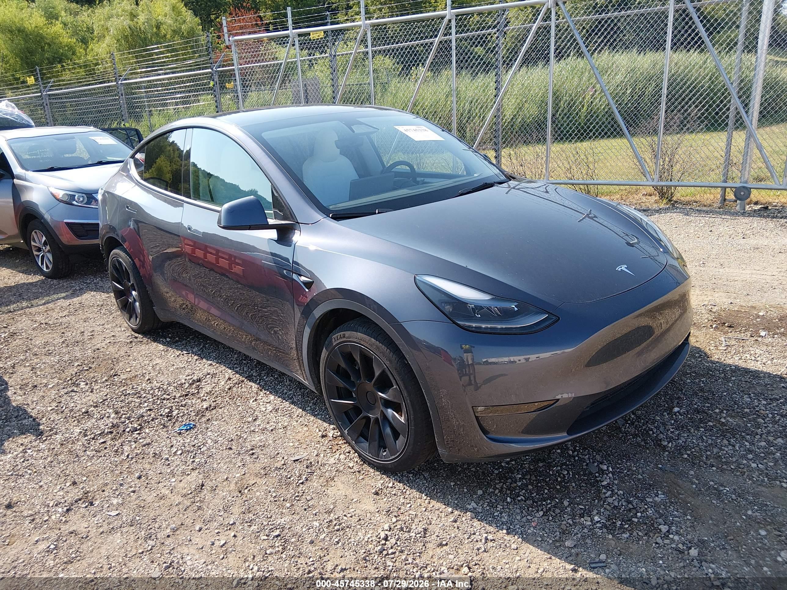 2023 Tesla Model Y VIN 7SAYGDED9PF948106 — IAAI salvage auction photo