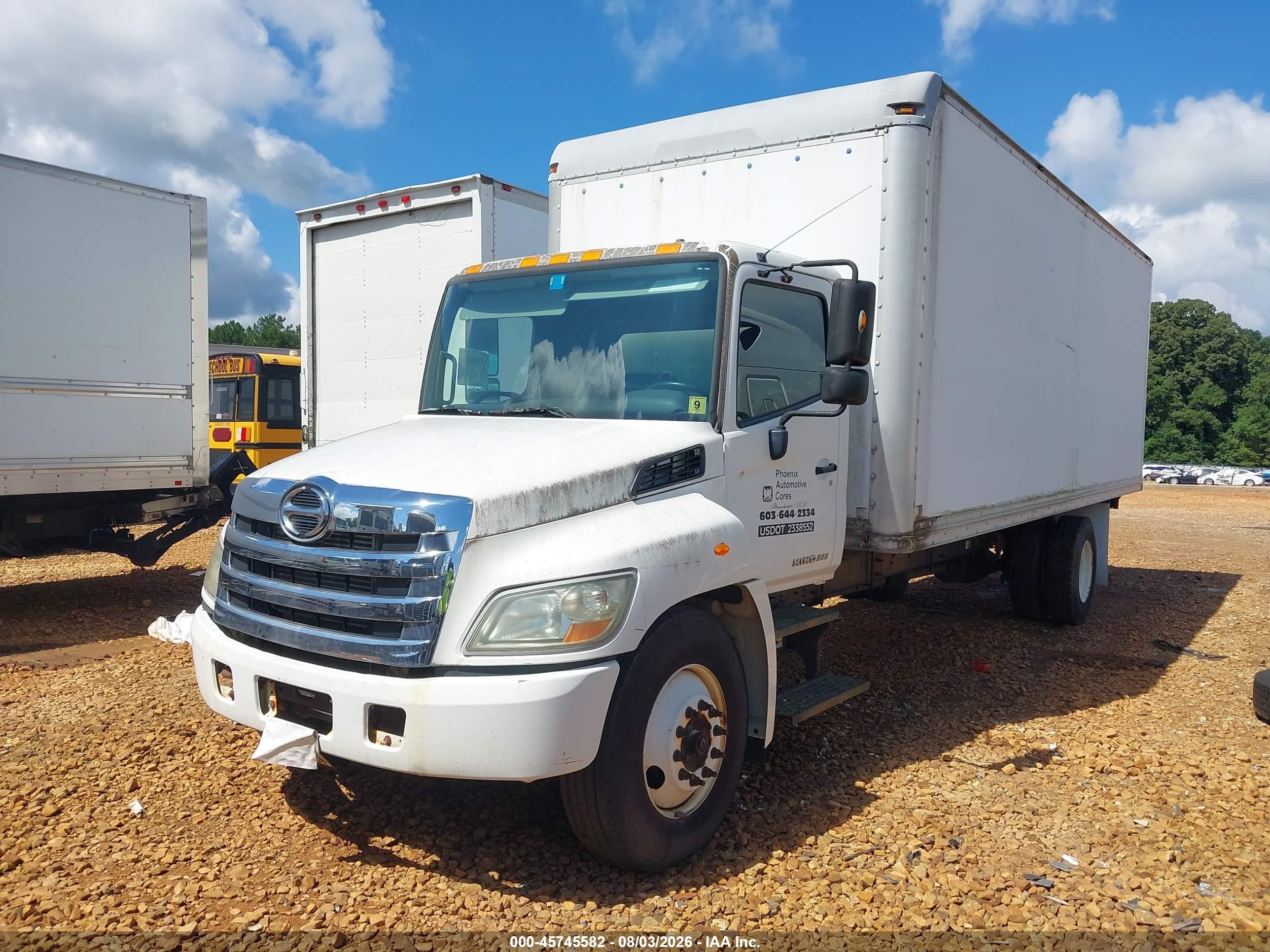 2011 Hino 258/268 VIN 5PVNE8JV2B4S51999 IAAI salvage auction — Normal Wear, Clear (New Hampshire), sold $3,100 on 2026-08-27 (photo 2)