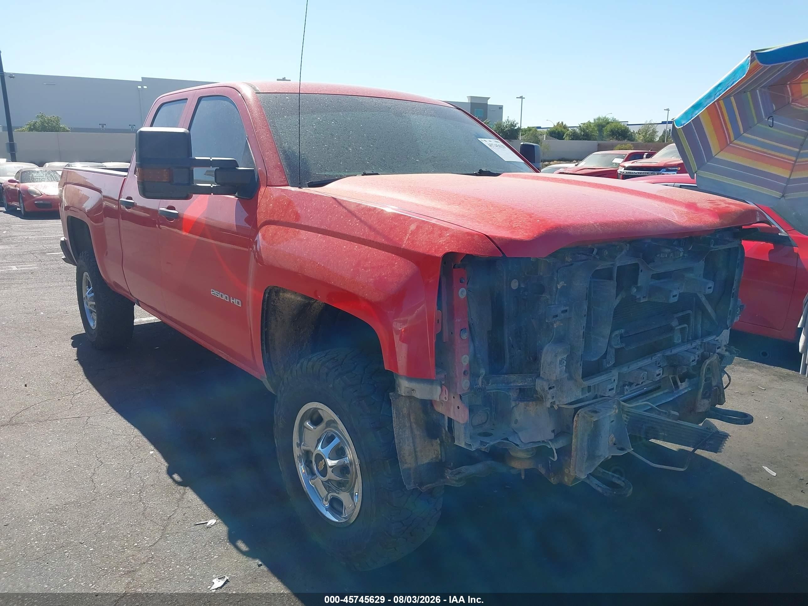 2019 Chevrolet Silverado 2500 VIN 2GC2KREG3K1117205 — IAAI salvage auction photo