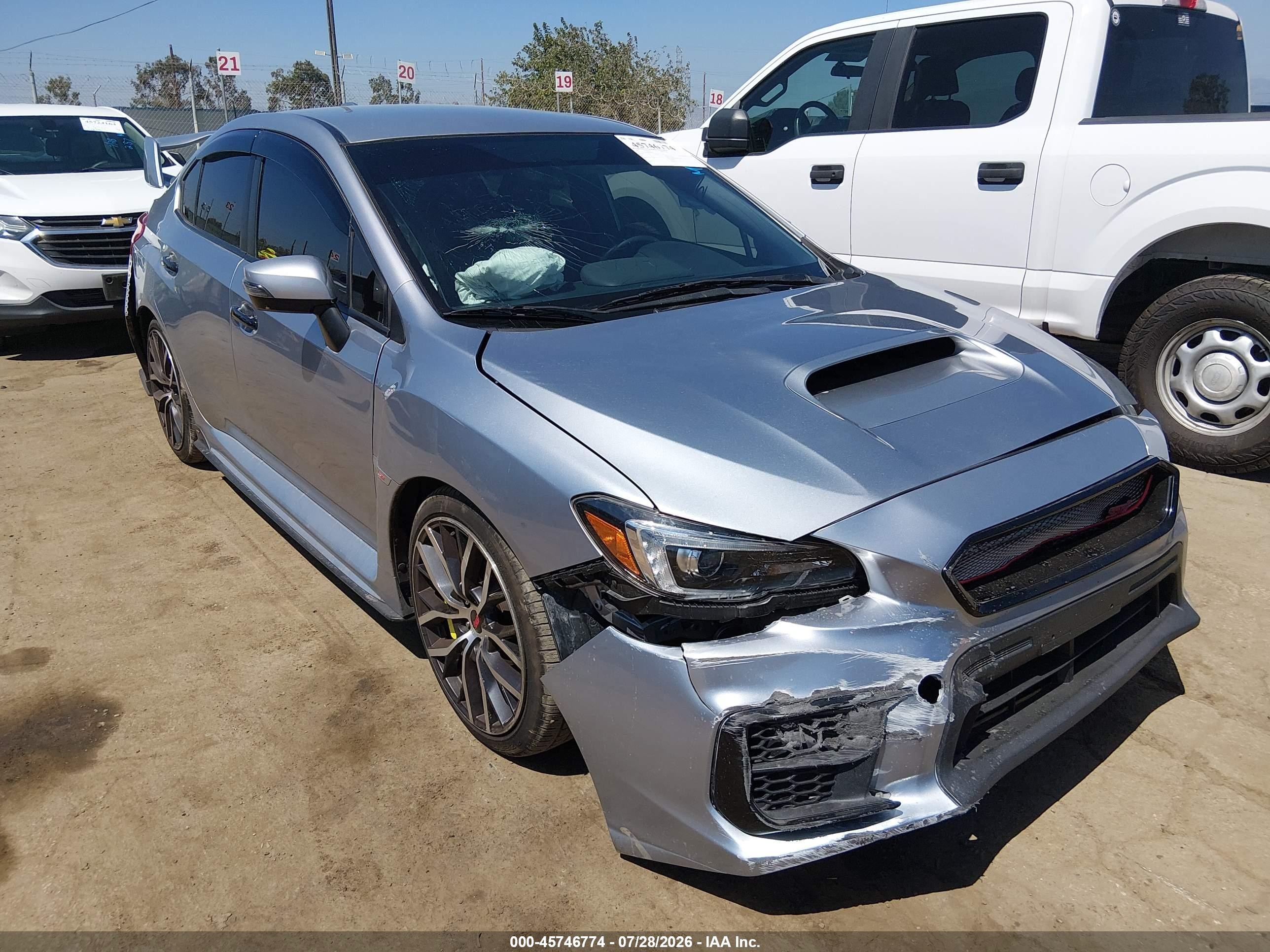 2021 Subaru WRX VIN JF1VA2S64M9808164 — IAAI salvage auction photo