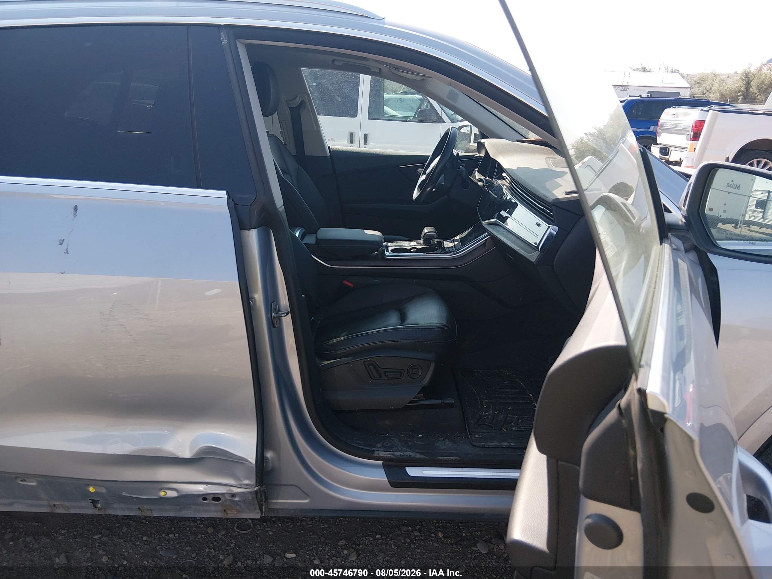 2019 Audi Q8 VIN WA1BVAF18KD017053 IAAI salvage auction — Front End, Salvage (Montana), sold $11,200 on 2026-09-02 (photo 5)