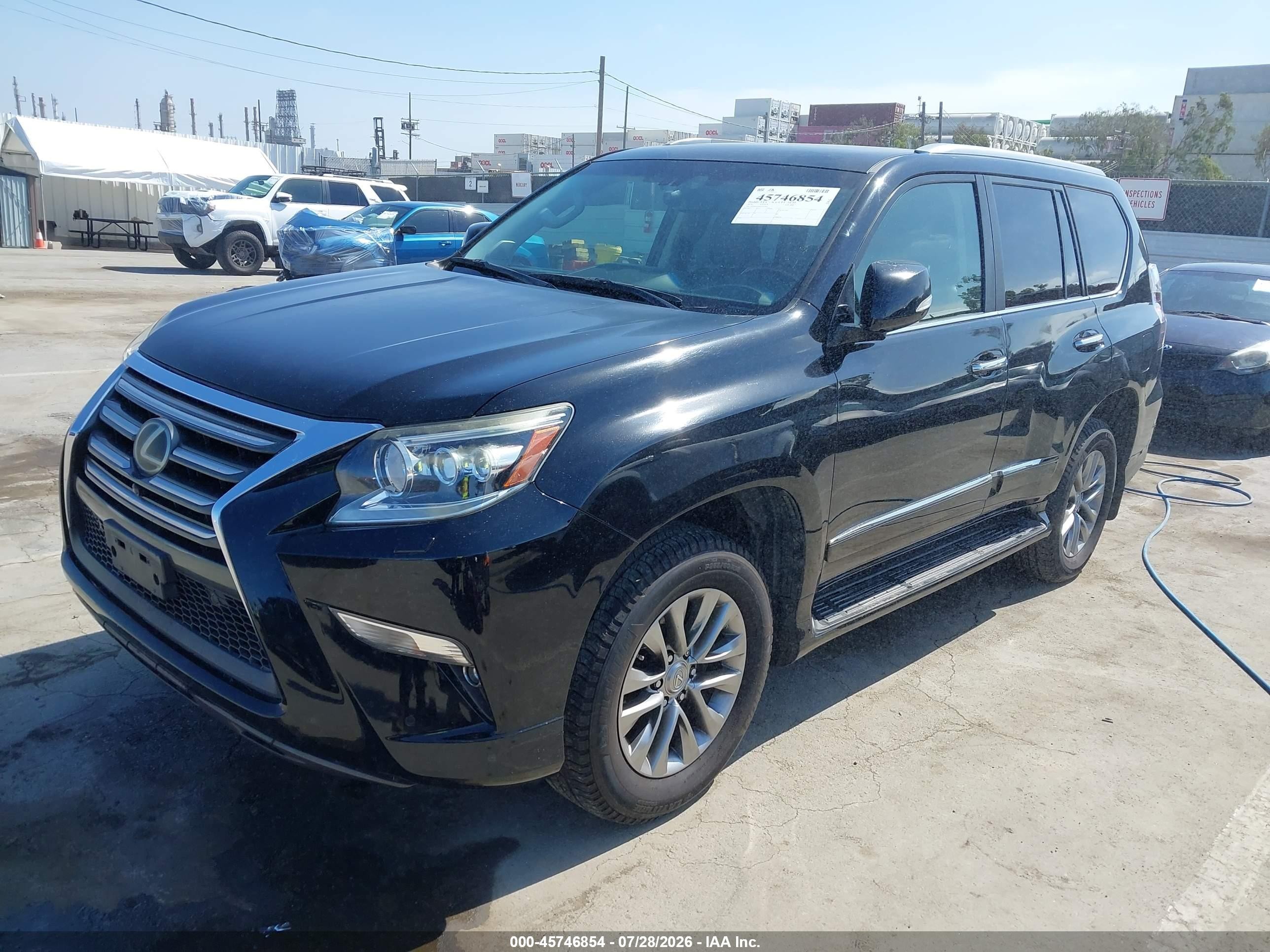 2016 Lexus Gx 460 VIN JTJJM7FX0G5145362 IAAI salvage auction — Front End, Clear - Dealer Only (California), sold $15,225 on 2026-08-12 (photo 2)