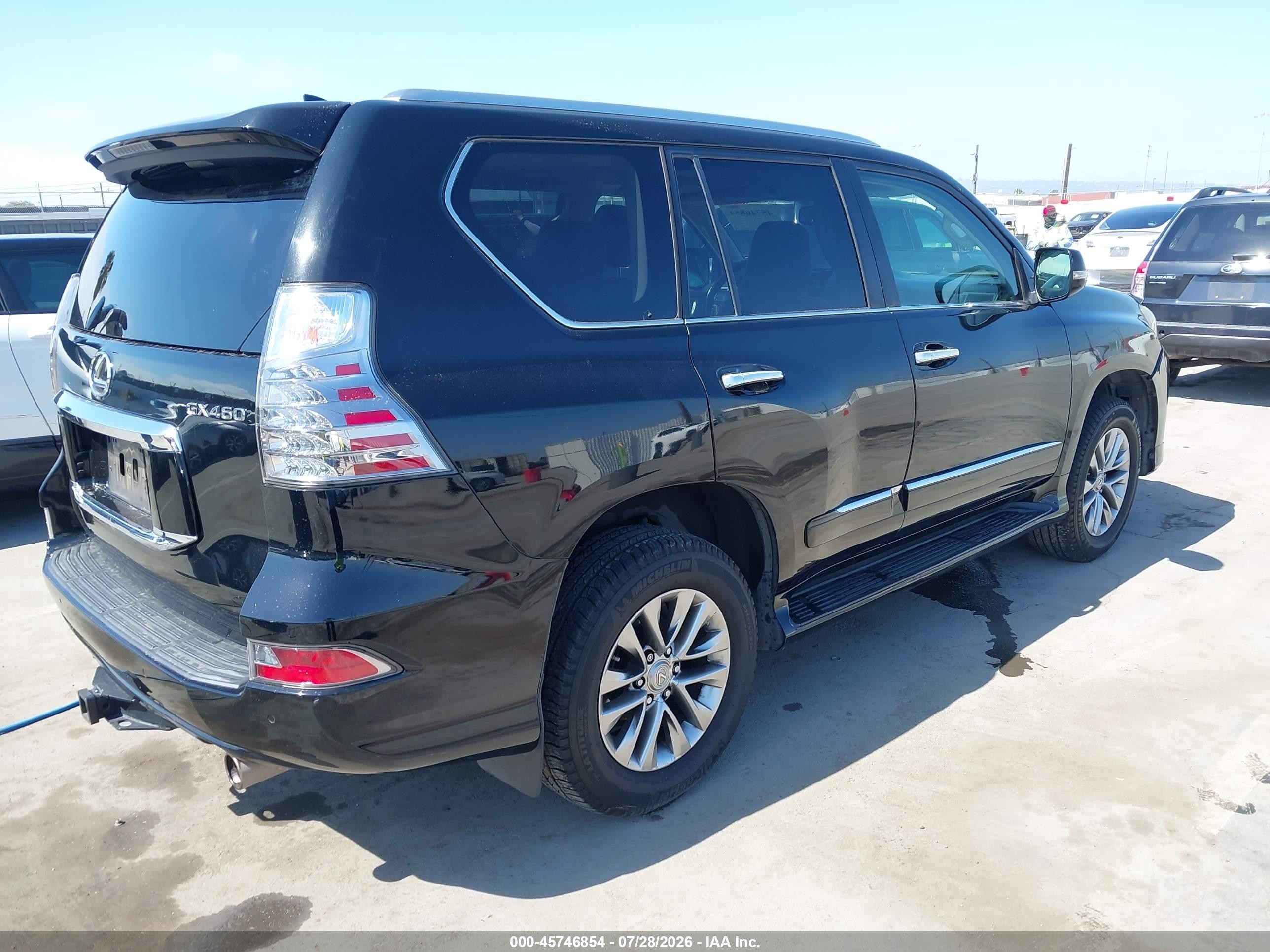 2016 Lexus Gx 460 VIN JTJJM7FX0G5145362 IAAI salvage auction — Front End, Clear - Dealer Only (California), sold $15,225 on 2026-08-12 (photo 4)