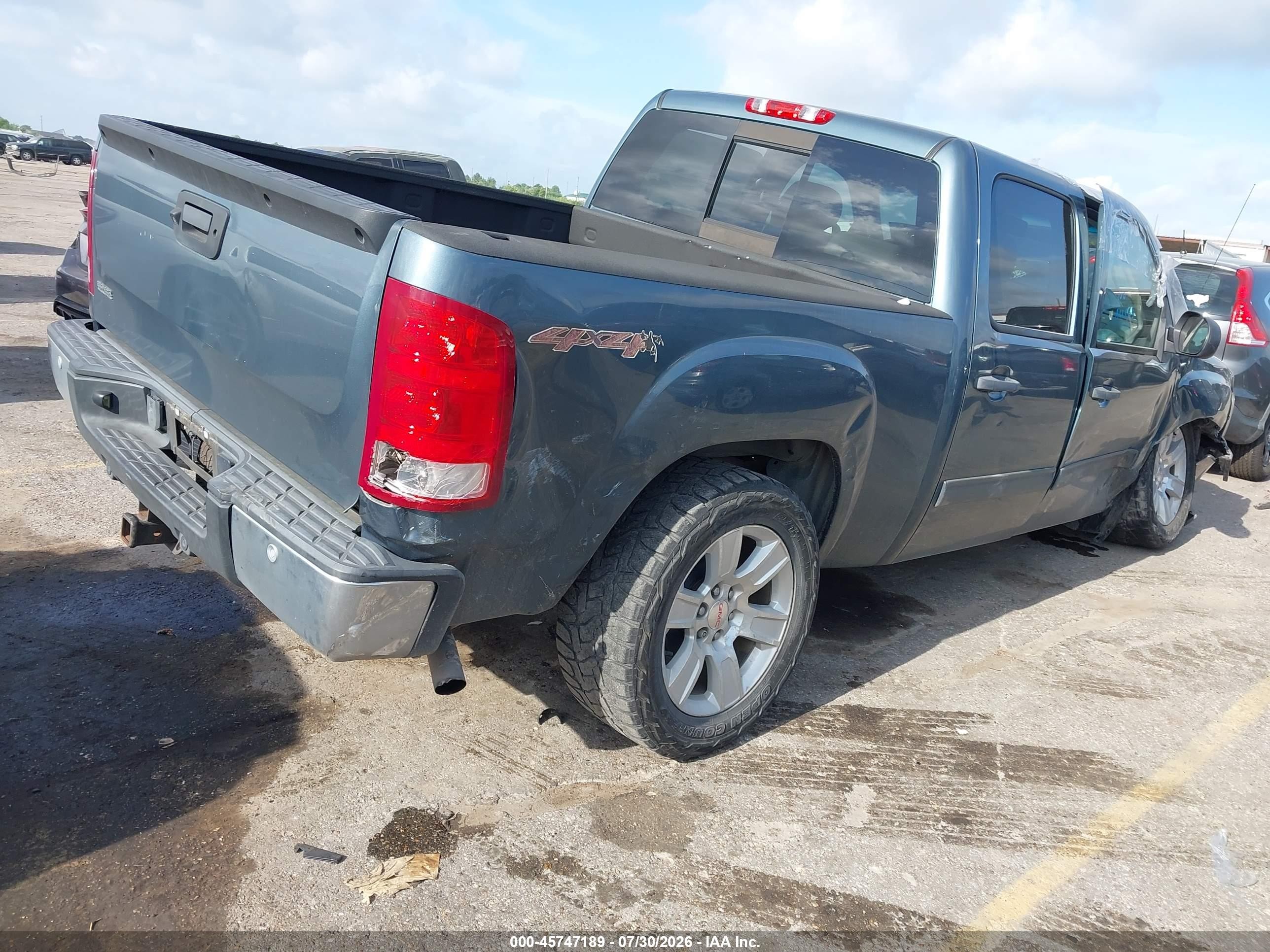 2012 Gmc SIERRA VIN 3GTP2VE78CG120415 IAAI salvage auction — Unknown, Original (Texas), sold $2,675 on 2026-09-09 (photo 4)