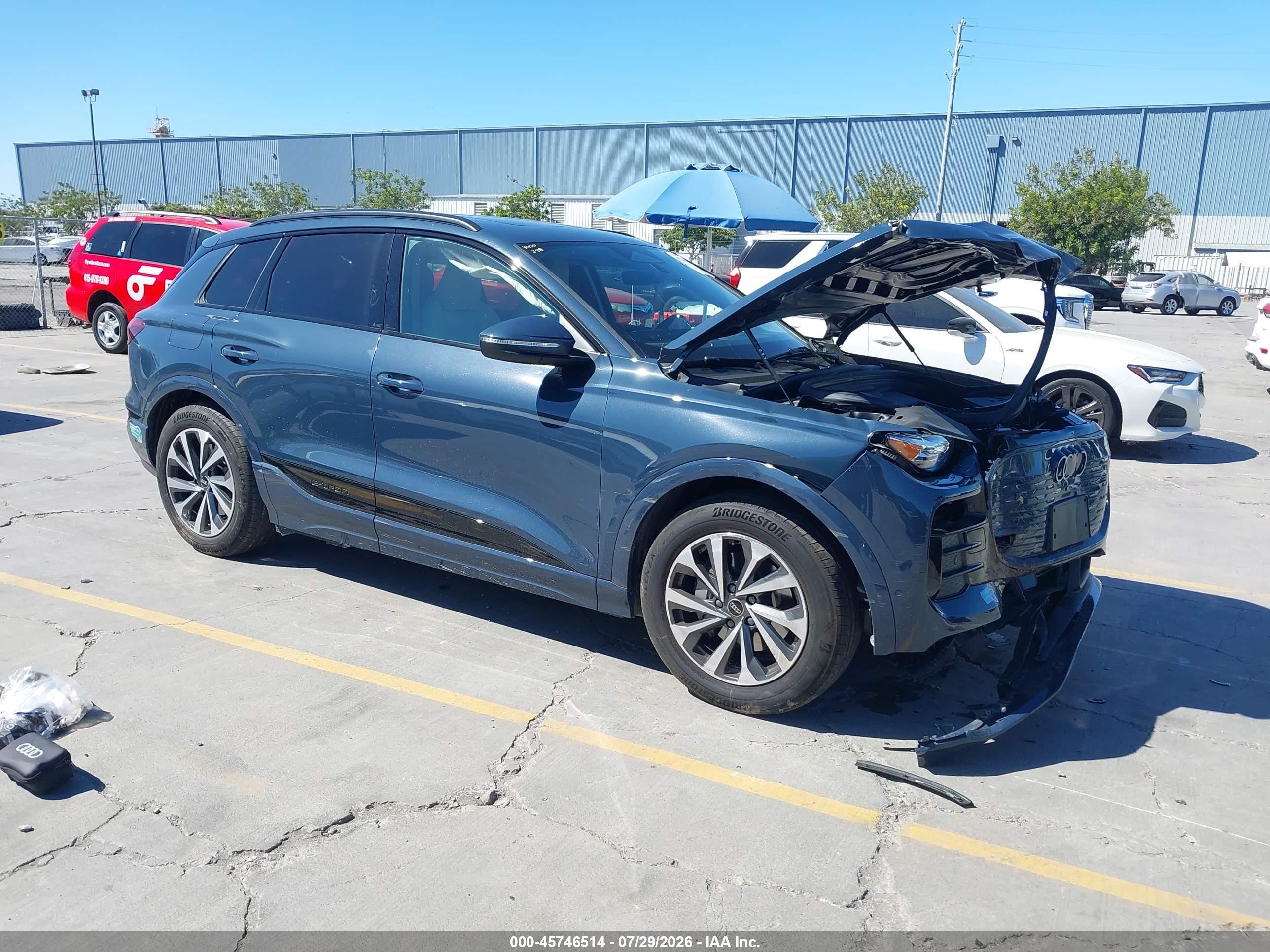 2025 Audi Q6 e-tron VIN WA134BGF4SA024803 — IAAI salvage auction photo