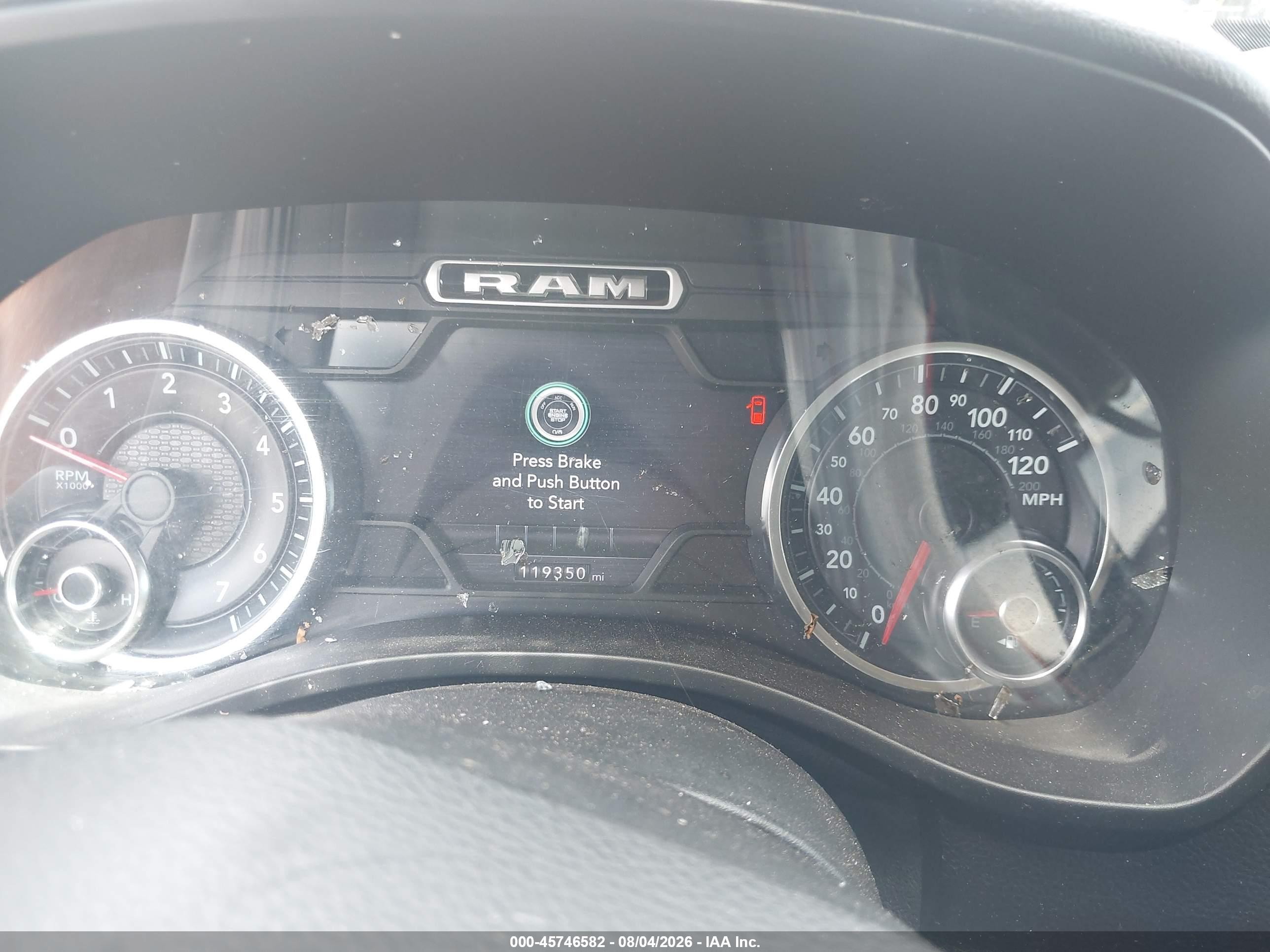 2019 Ram 1500 VIN 1C6SRFFT1KN668583 IAAI salvage auction — Unknown, Salvage (Alabama), sold $3,500 on 2026-09-03 (photo 7)