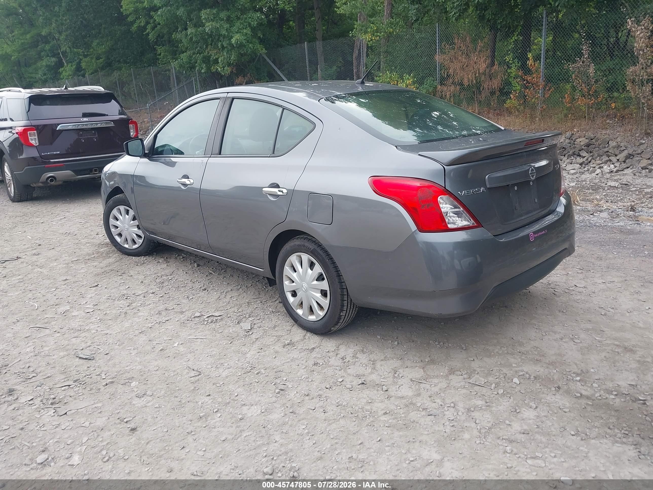 2019 Nissan Versa VIN 3N1CN7AP4KL866554 IAAI salvage auction — Normal Wear, Clear (New York), sold $600 on 2026-08-25 (photo 3)