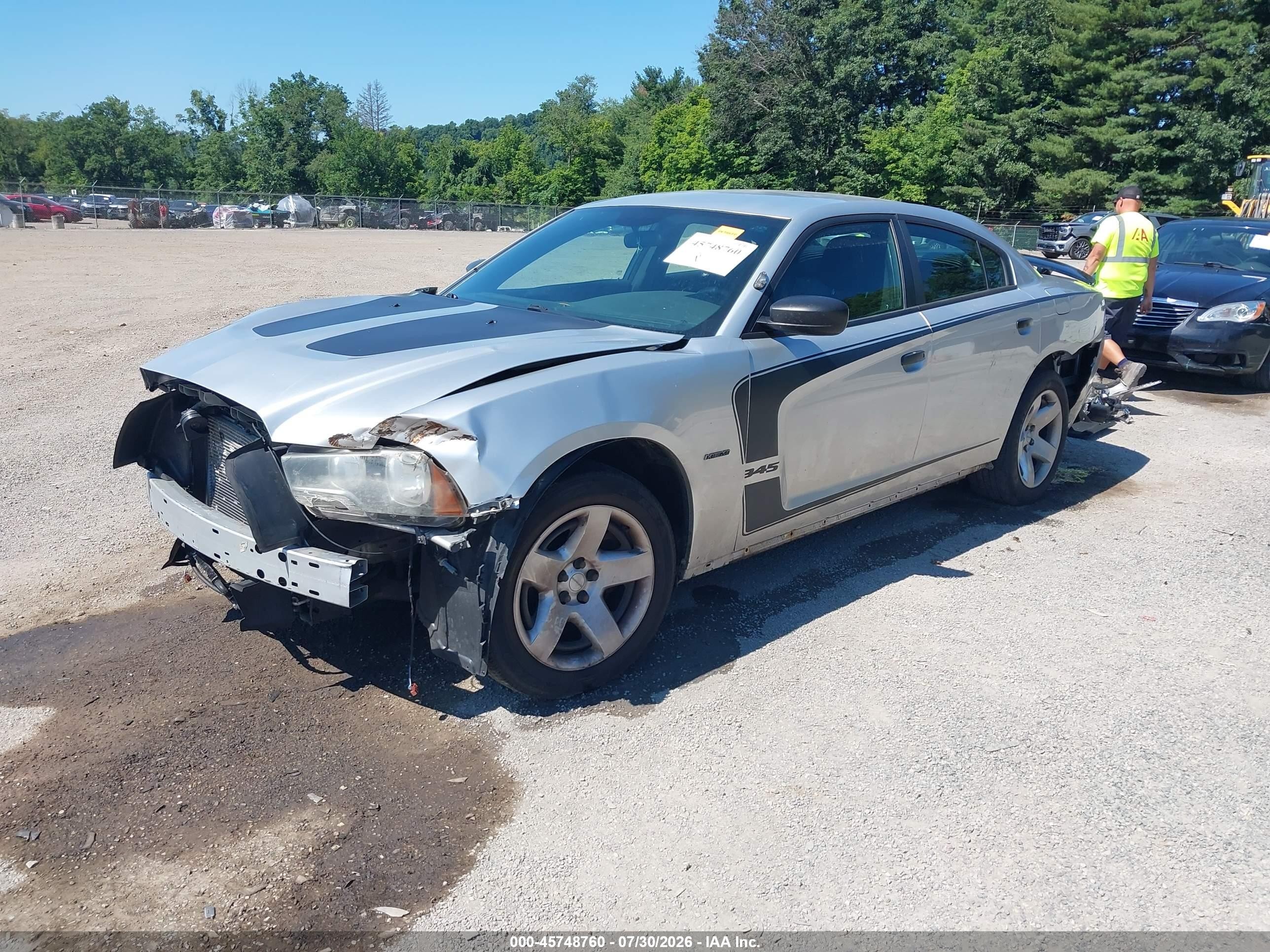 2014 Dodge Charger VIN 2C3CDXAT0EH347743 IAAI salvage auction — Front End, Salvage (Ohio), sold $825 on 2026-09-12 (photo 2)