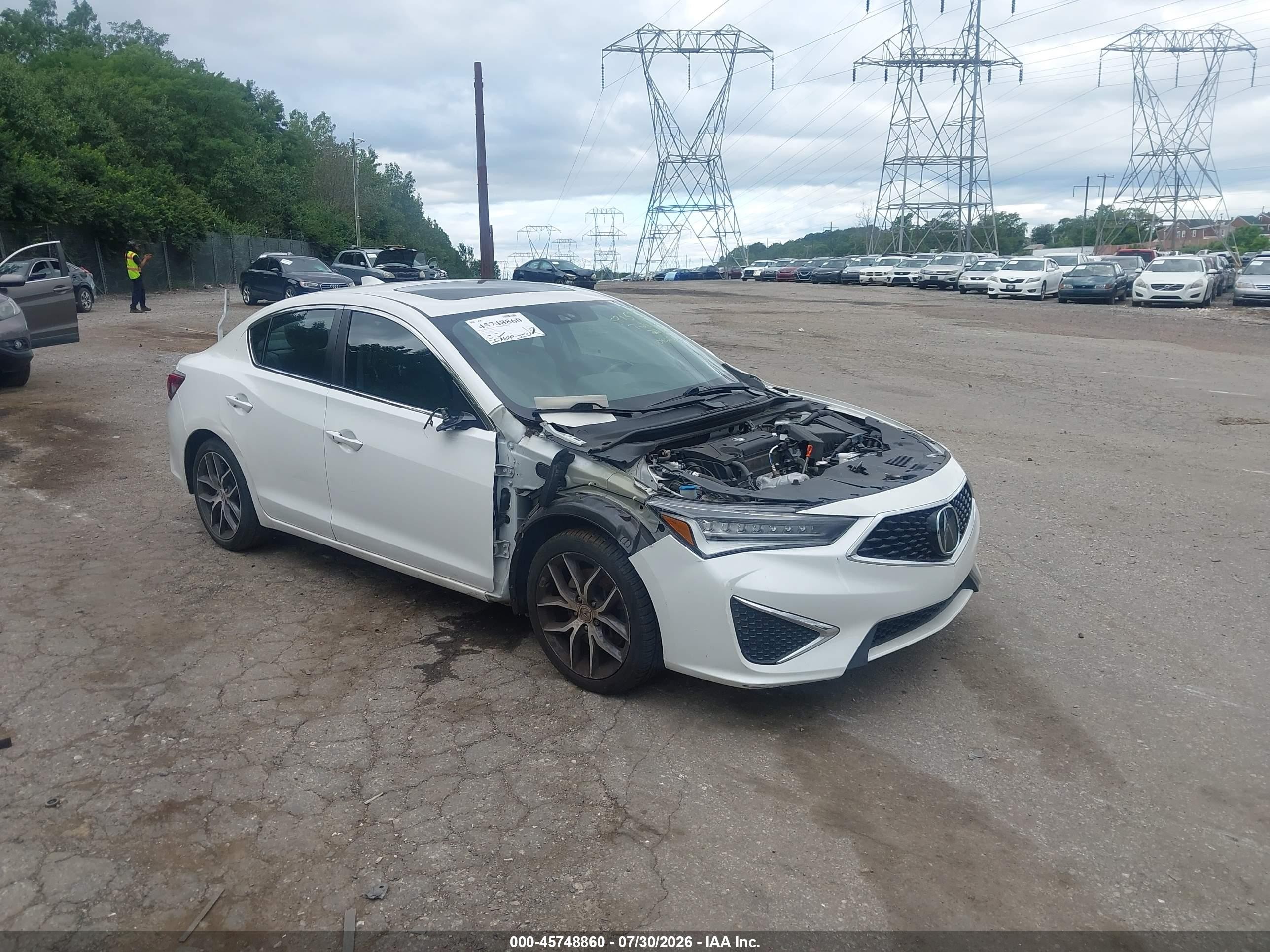 2020 Acura Ilx VIN 19UDE2F74LA008251 IAAI salvage auction — Theft, Salvage (Pennsylvania), sold $5,200 on 2026-10-05 (photo 1)