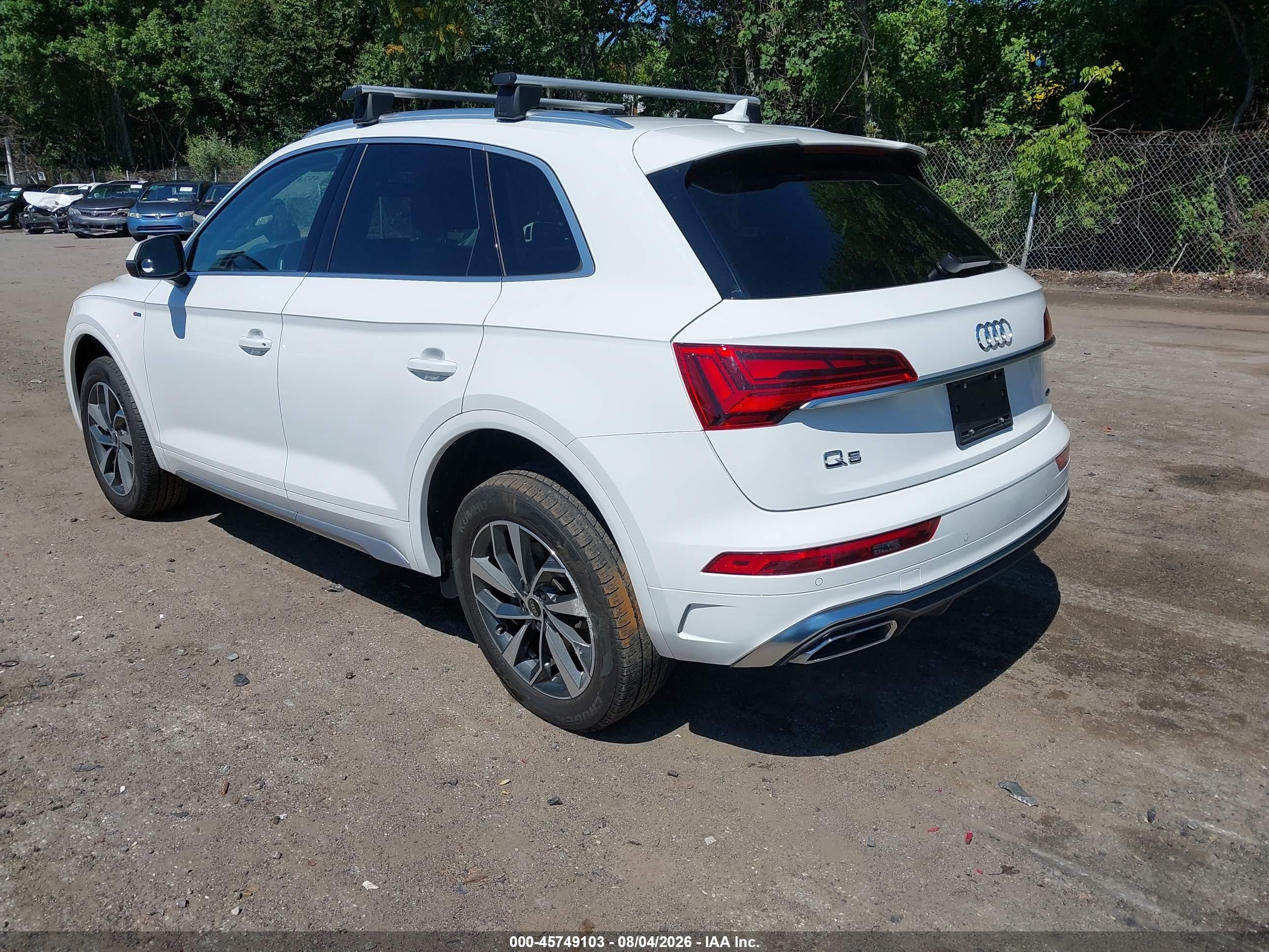 2023 Audi Q5 VIN WA1EAAFY7P2088561 IAAI salvage auction — Suspension, Salvage (Rhode Island), sold $13,800 on 2026-09-12 (photo 3)