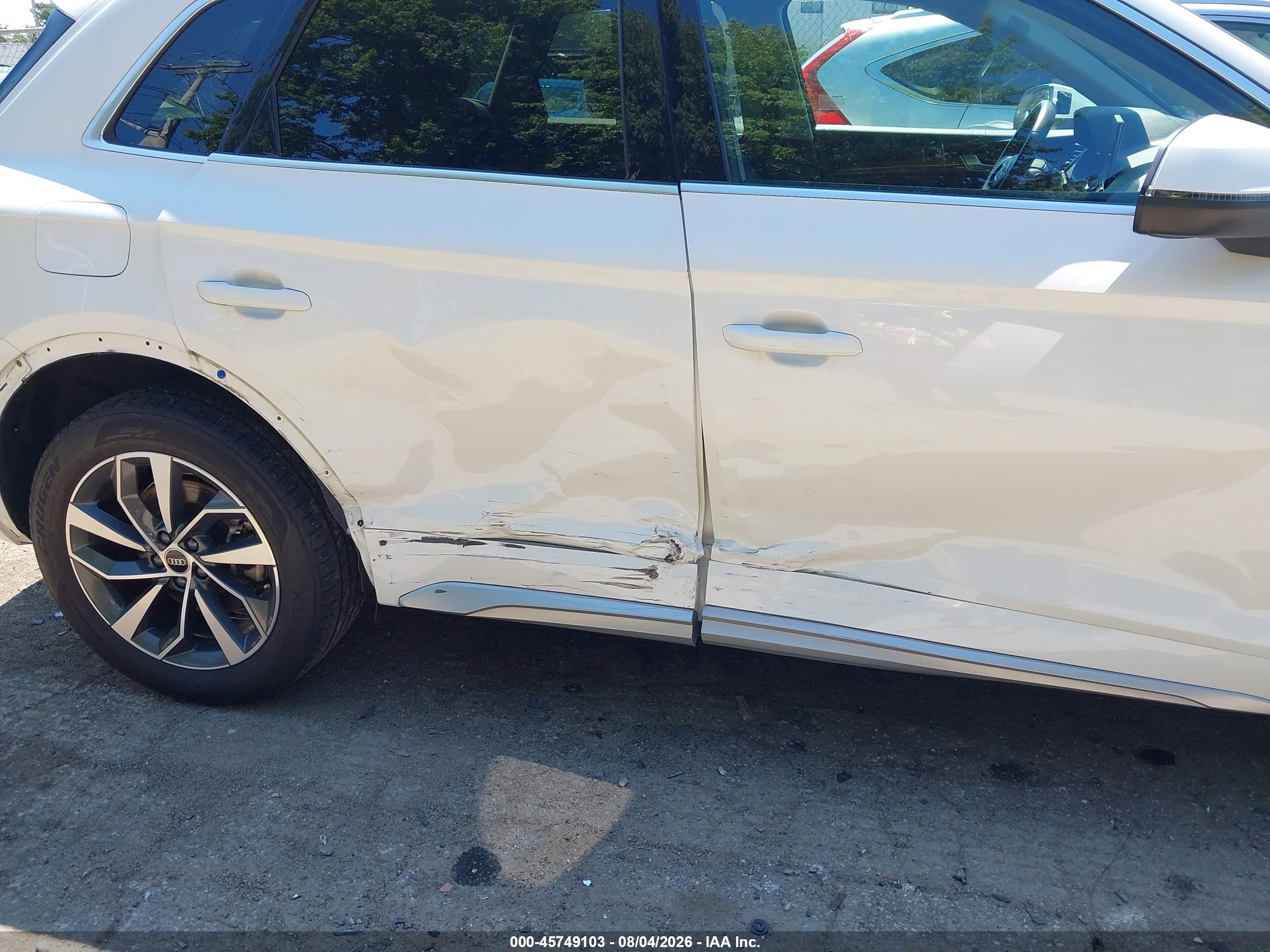 2023 Audi Q5 VIN WA1EAAFY7P2088561 IAAI salvage auction — Suspension, Salvage (Rhode Island), sold $13,800 on 2026-09-12 (photo 6)
