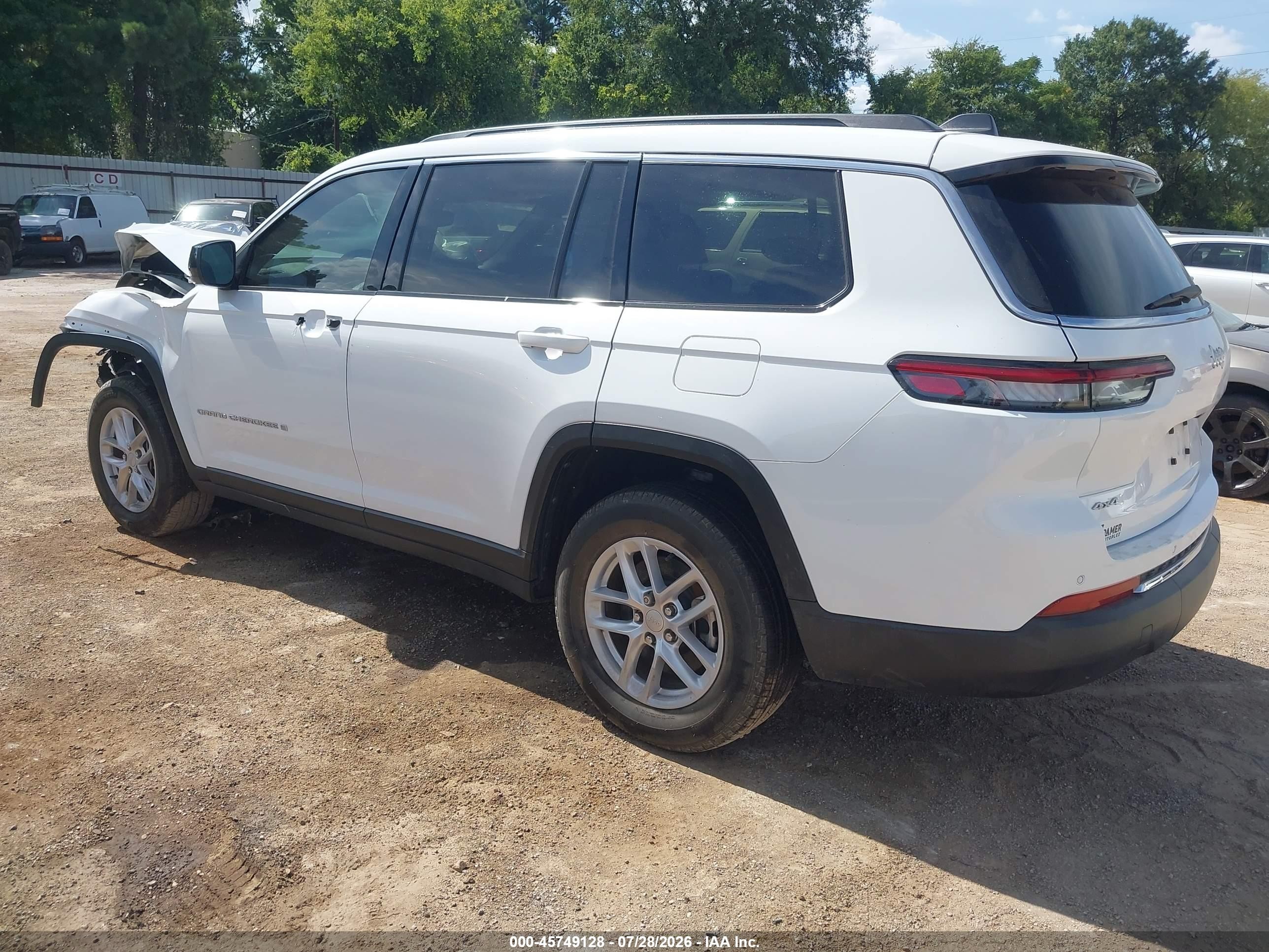 2025 Jeep Grand cherokee VIN 1C4RJKAG3S8627940 IAAI salvage auction — Front End, Original (Texas), sold $10,200 on 2026-09-11 (photo 3)