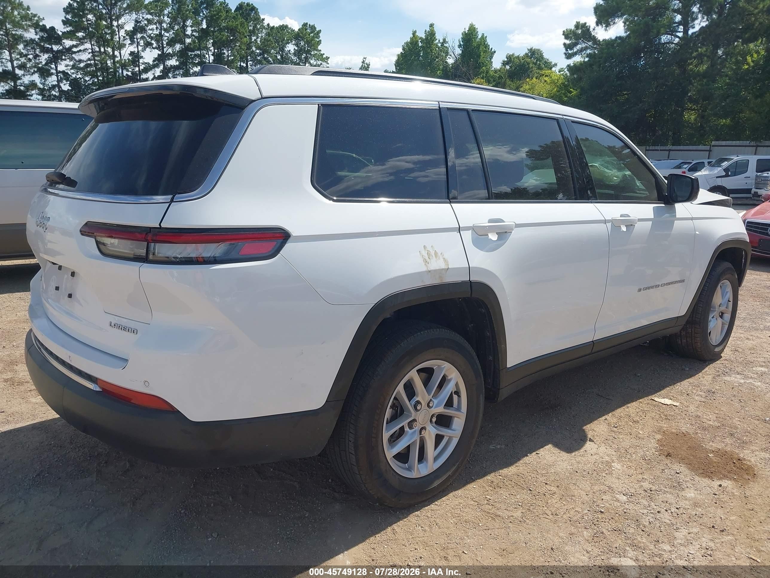2025 Jeep Grand cherokee VIN 1C4RJKAG3S8627940 IAAI salvage auction — Front End, Original (Texas), sold $10,200 on 2026-09-11 (photo 4)