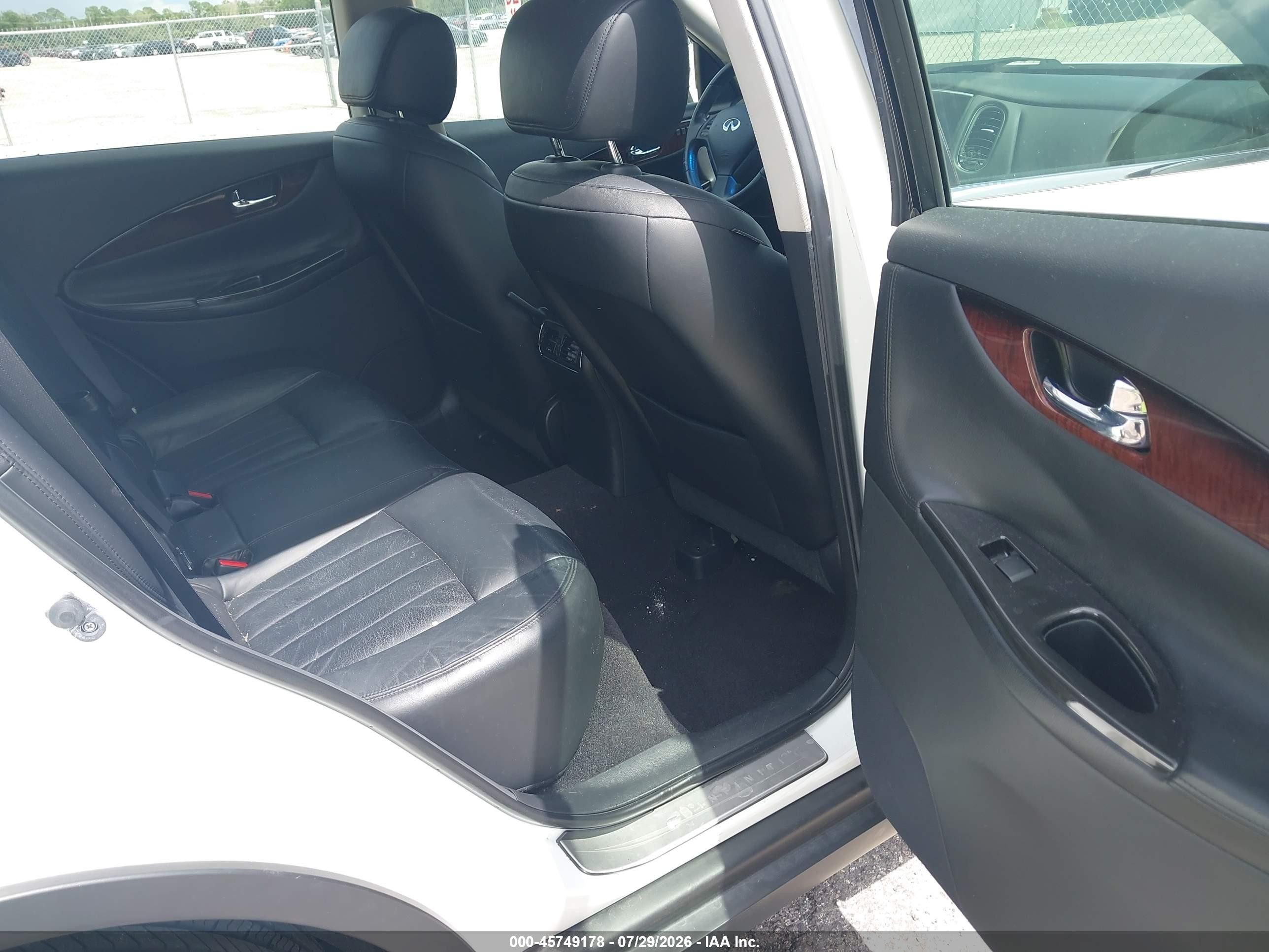 2017 Infiniti Qx50 VIN JN1BJ0RP1HM386022 IAAI salvage auction — Side, Rebuildable (Florida), sold $4,900 on 2026-09-02 (photo 8)