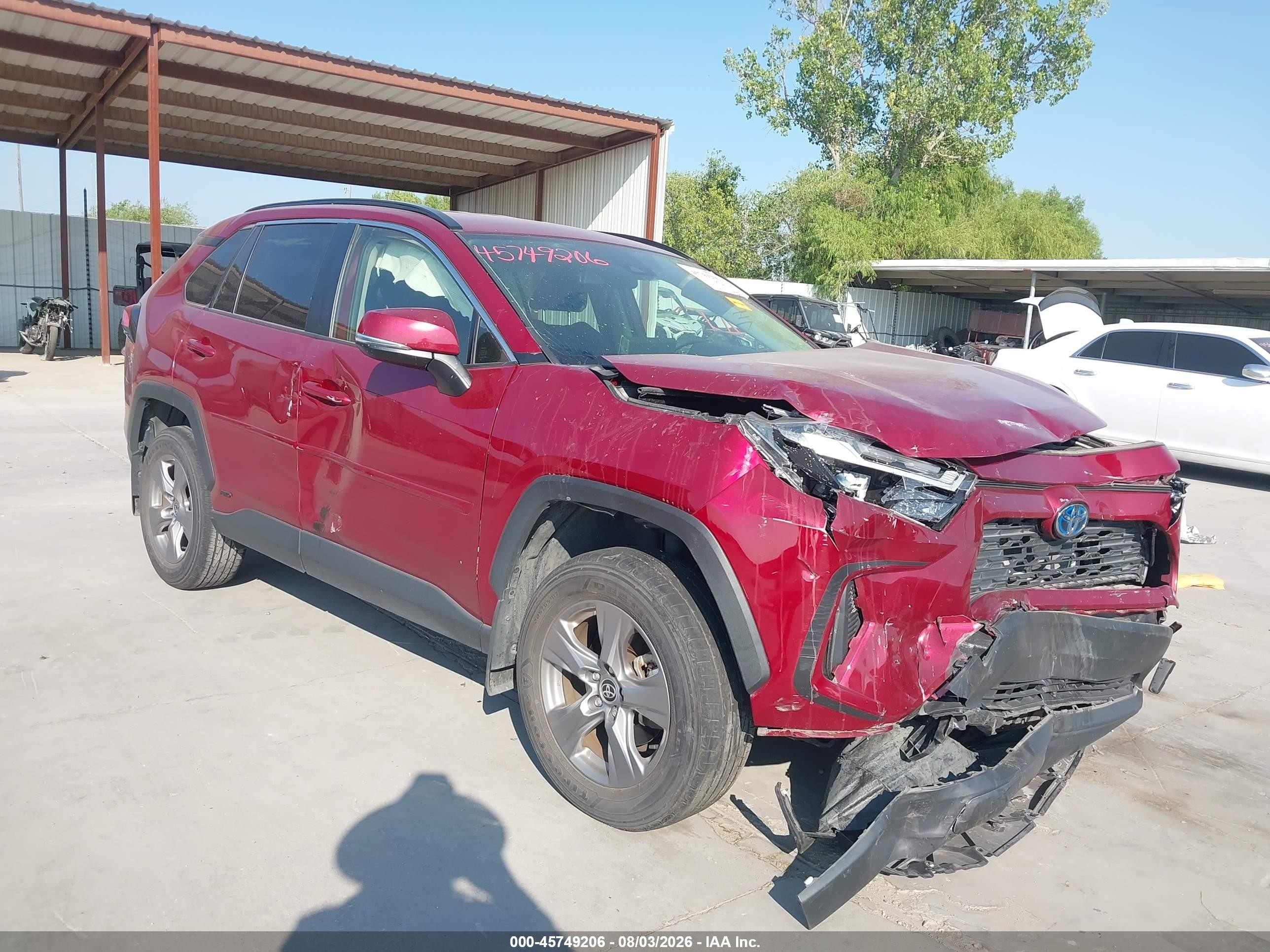 2023 Toyota RAV4 Hybrid VIN JTMMWRFV8PD172433 — IAAI salvage auction photo