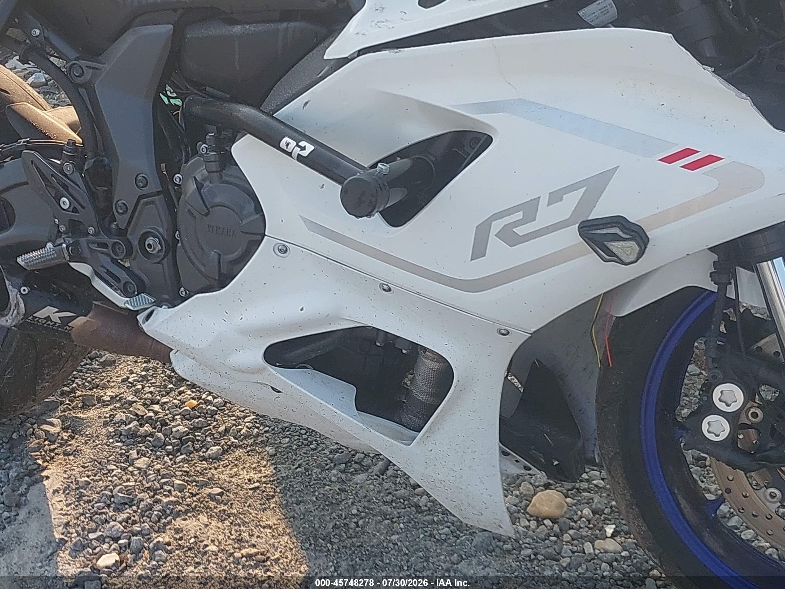 2022 Yamaha Yzf VIN JYARM38E6NA002023 IAAI salvage auction — Front End, Salvage (Georgia), sold $1,575 on 2026-09-09 (photo 8)