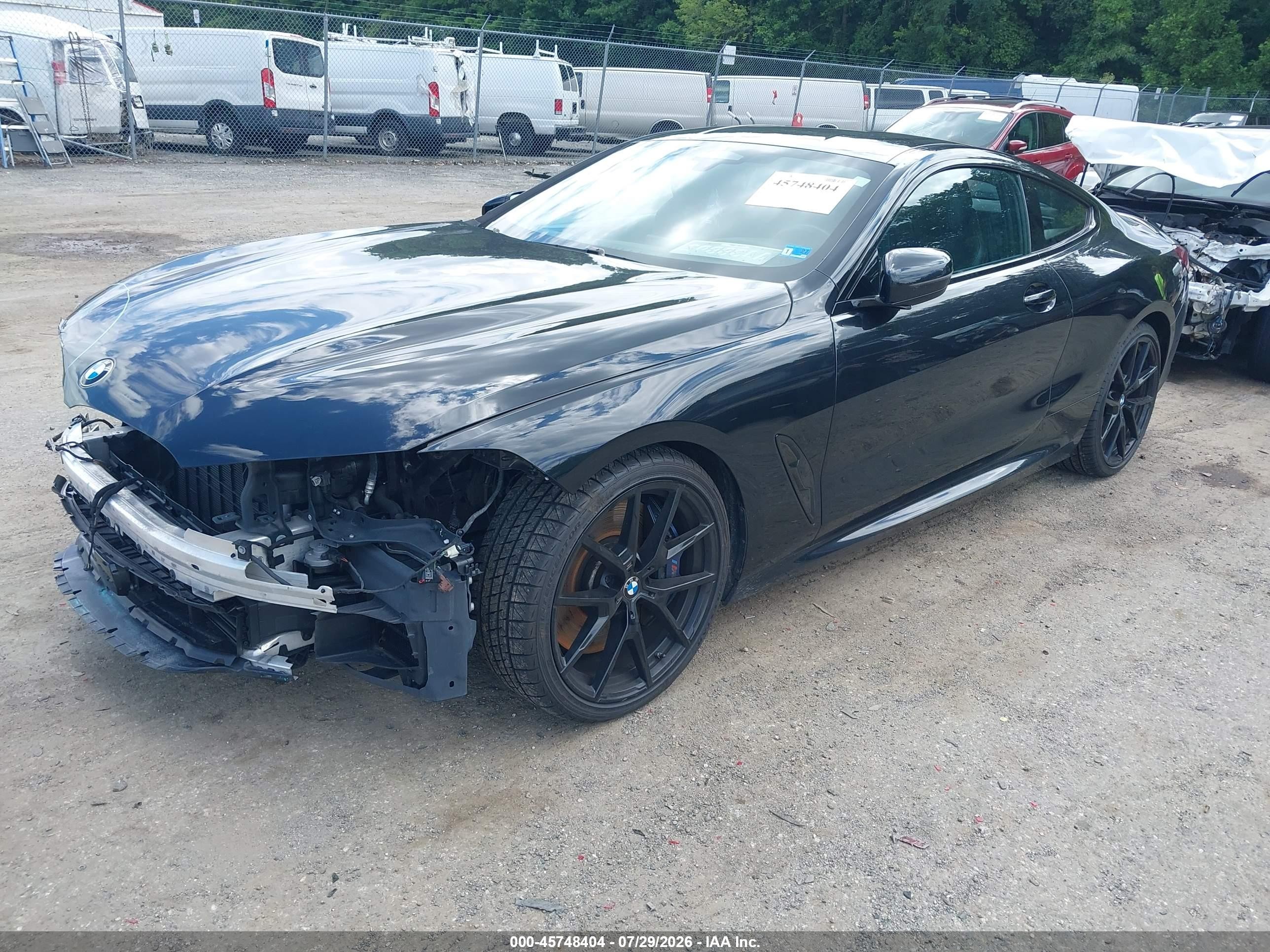 2021 BMW 8er VIN WBABC4C00MCF01946 IAAI salvage auction — Front End, Salvage - Greater Than 75% (Maryland), sold $15,550 on 2026-08-25 (photo 2)
