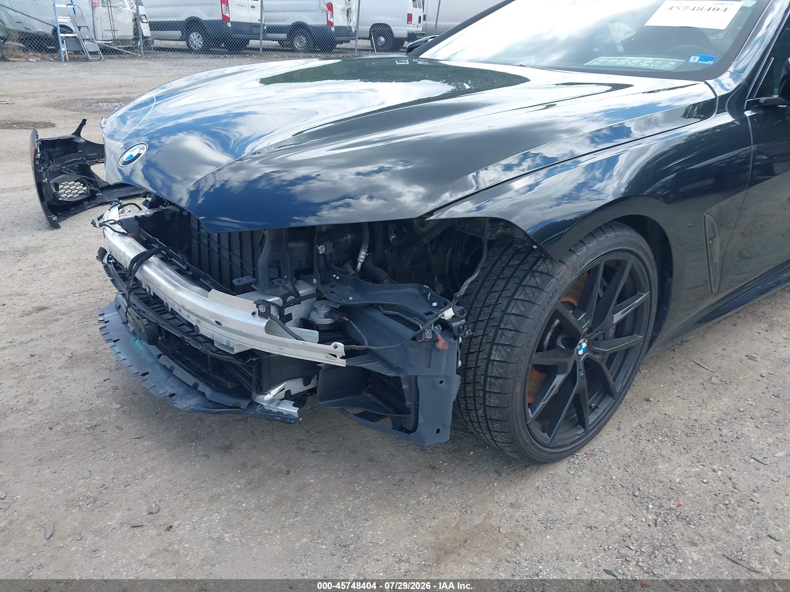 2021 BMW 8er VIN WBABC4C00MCF01946 IAAI salvage auction — Front End, Salvage - Greater Than 75% (Maryland), sold $15,550 on 2026-08-25 (photo 6)