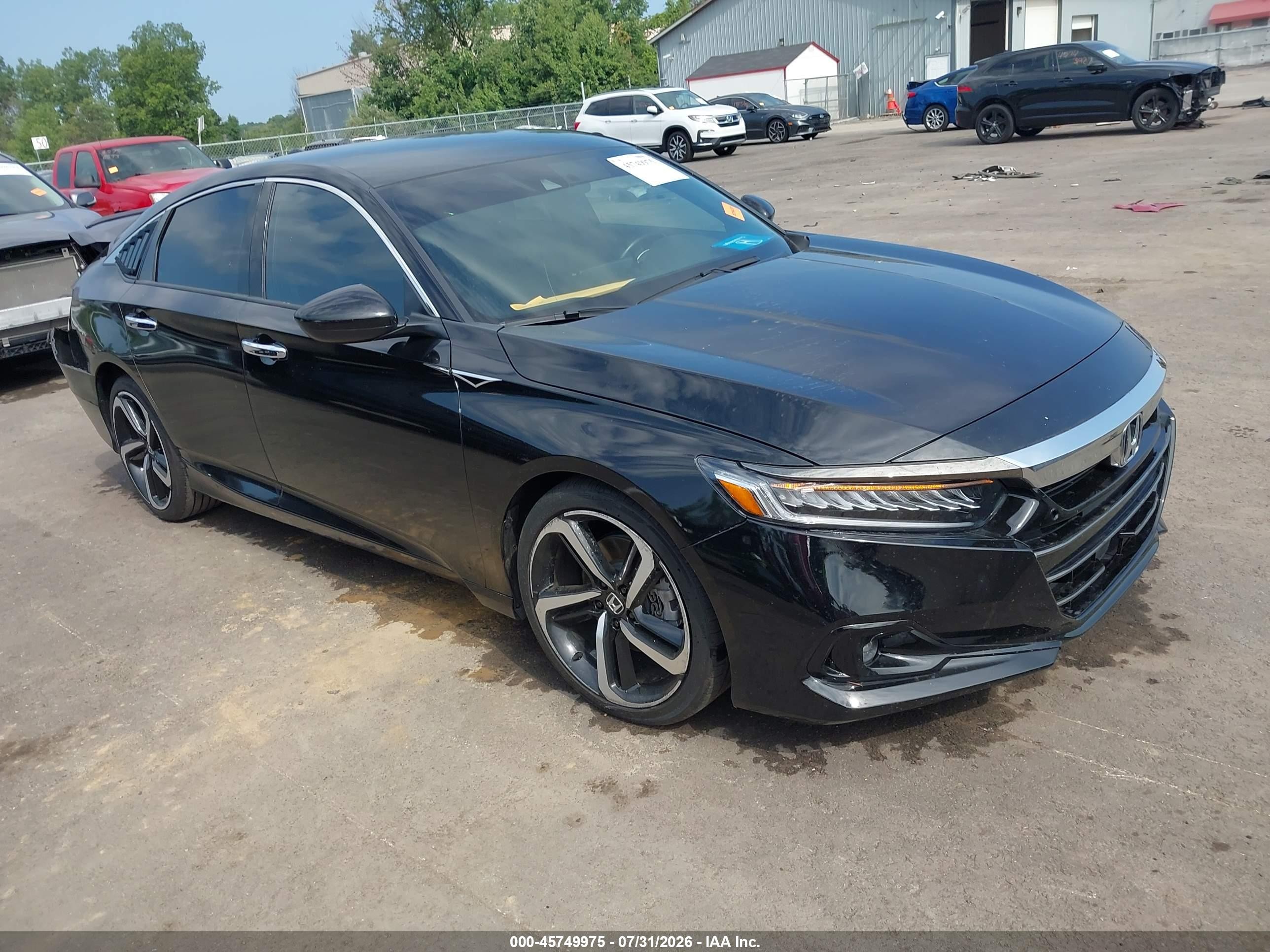 2022 Honda Accord VIN 1HGCV1F39NA109615 — IAAI salvage auction photo