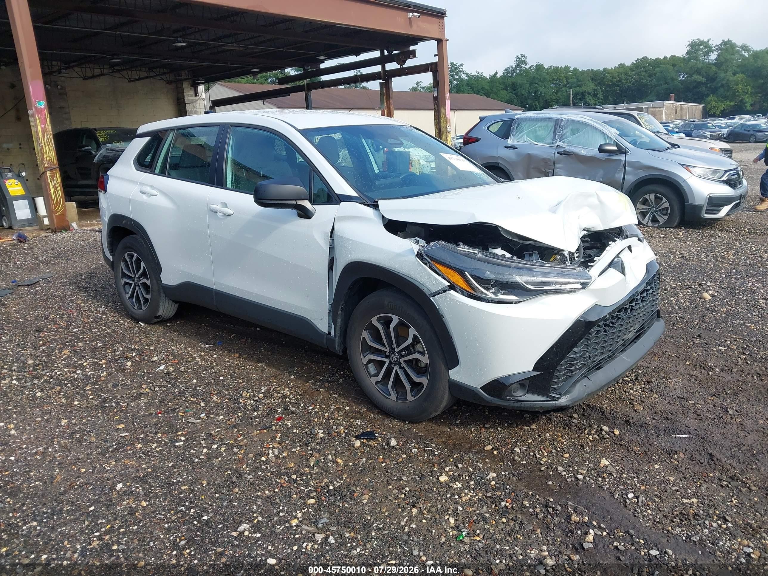2025 Toyota Corolla Cross VIN 7MUFBABG7SV078351 — IAAI salvage auction photo
