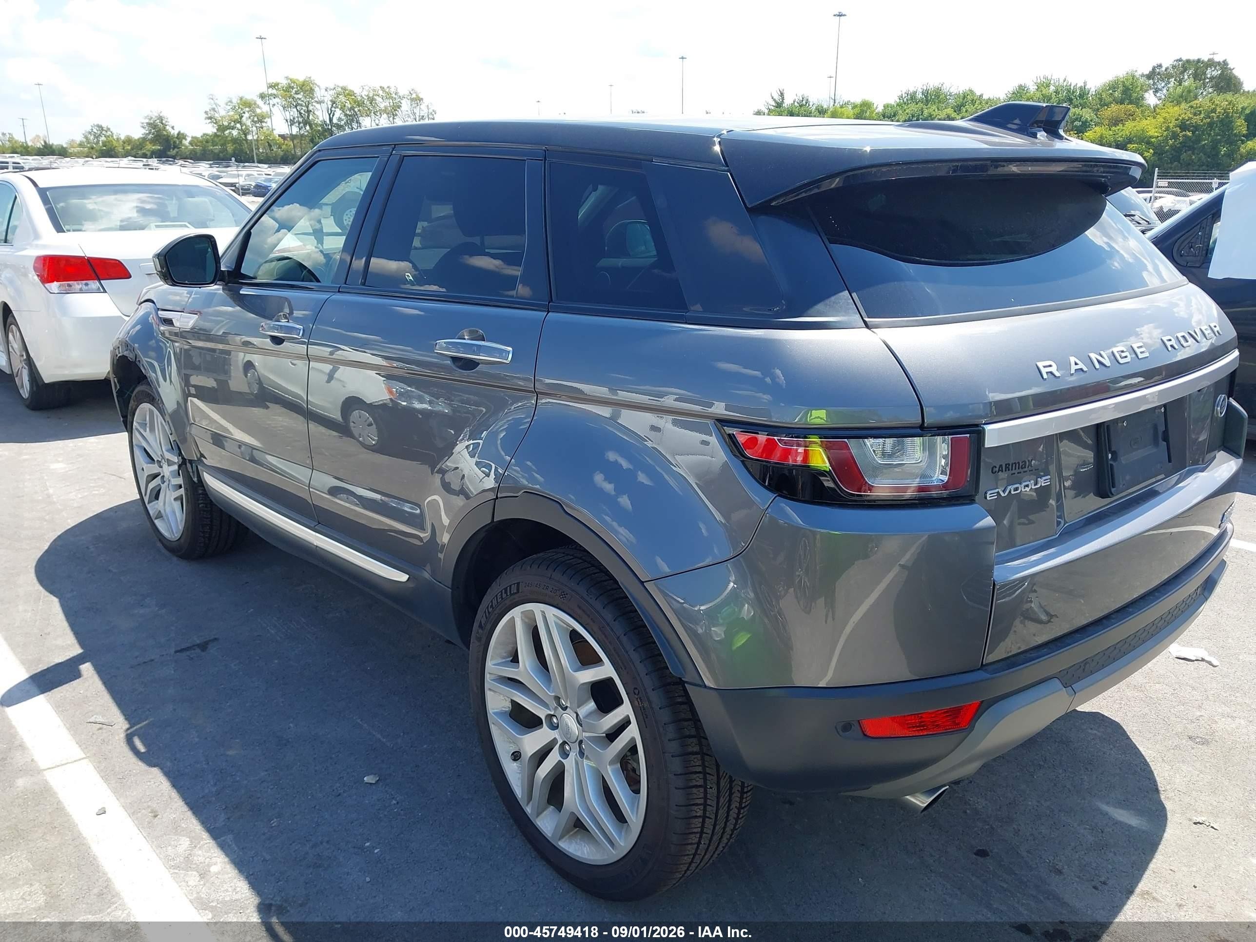 2019 Land Rover Range Rover Evoque VIN SALVR2RX7KH348771 IAAI salvage auction — Side, Salvage (Tennessee), sold $7,600 on 2026-09-11 (photo 3)
