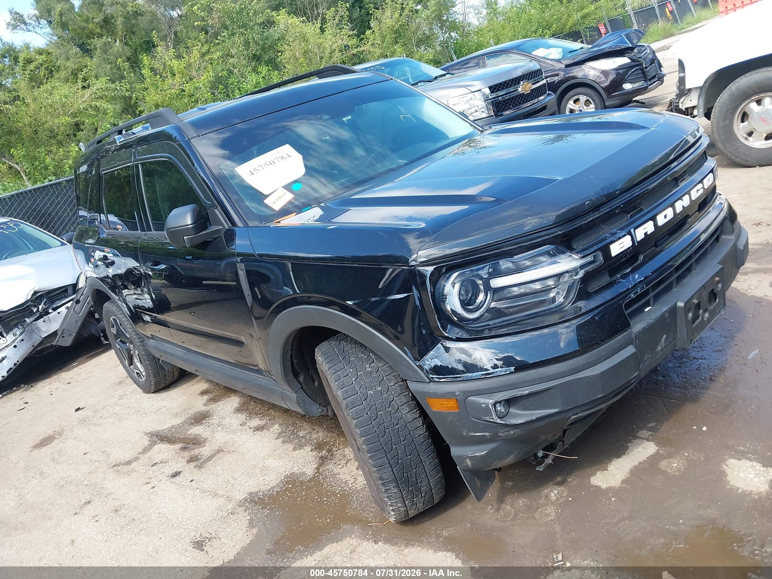 2021 Ford Bronco Sport VIN 3FMCR9C67MRB38076 — IAAI salvage auction photo