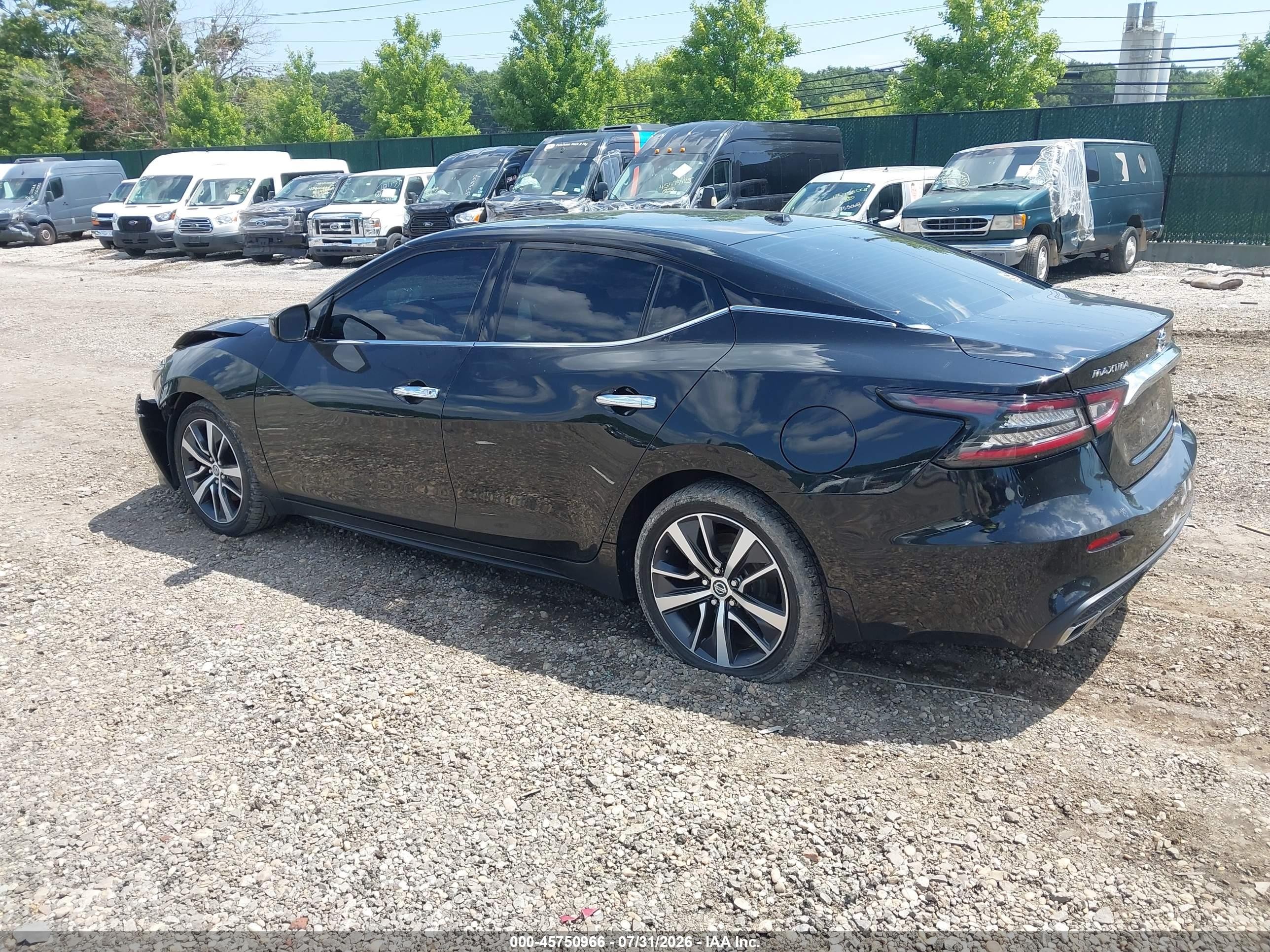 2019 Nissan Maxima VIN 1N4AA6AV9KC373785 IAAI salvage auction — Front End, Mv-907A (New York), sold $1,800 on 2026-09-14 (photo 3)