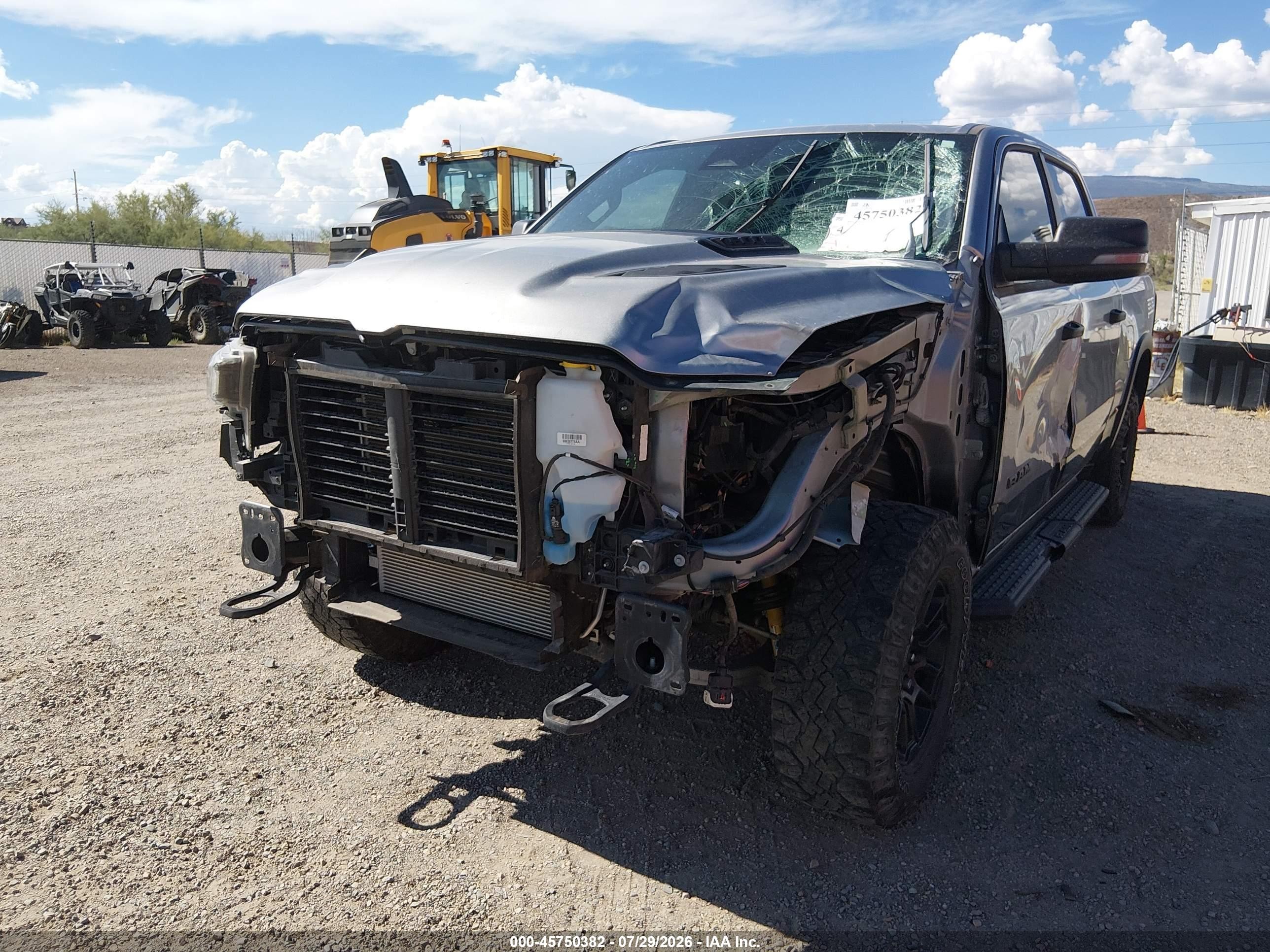 2025 Ram 1500 VIN 1C6SRFLP9SN549512 IAAI salvage auction — Front End, Salvage (Utah), sold $18,600 on 2026-09-12 (photo 6)