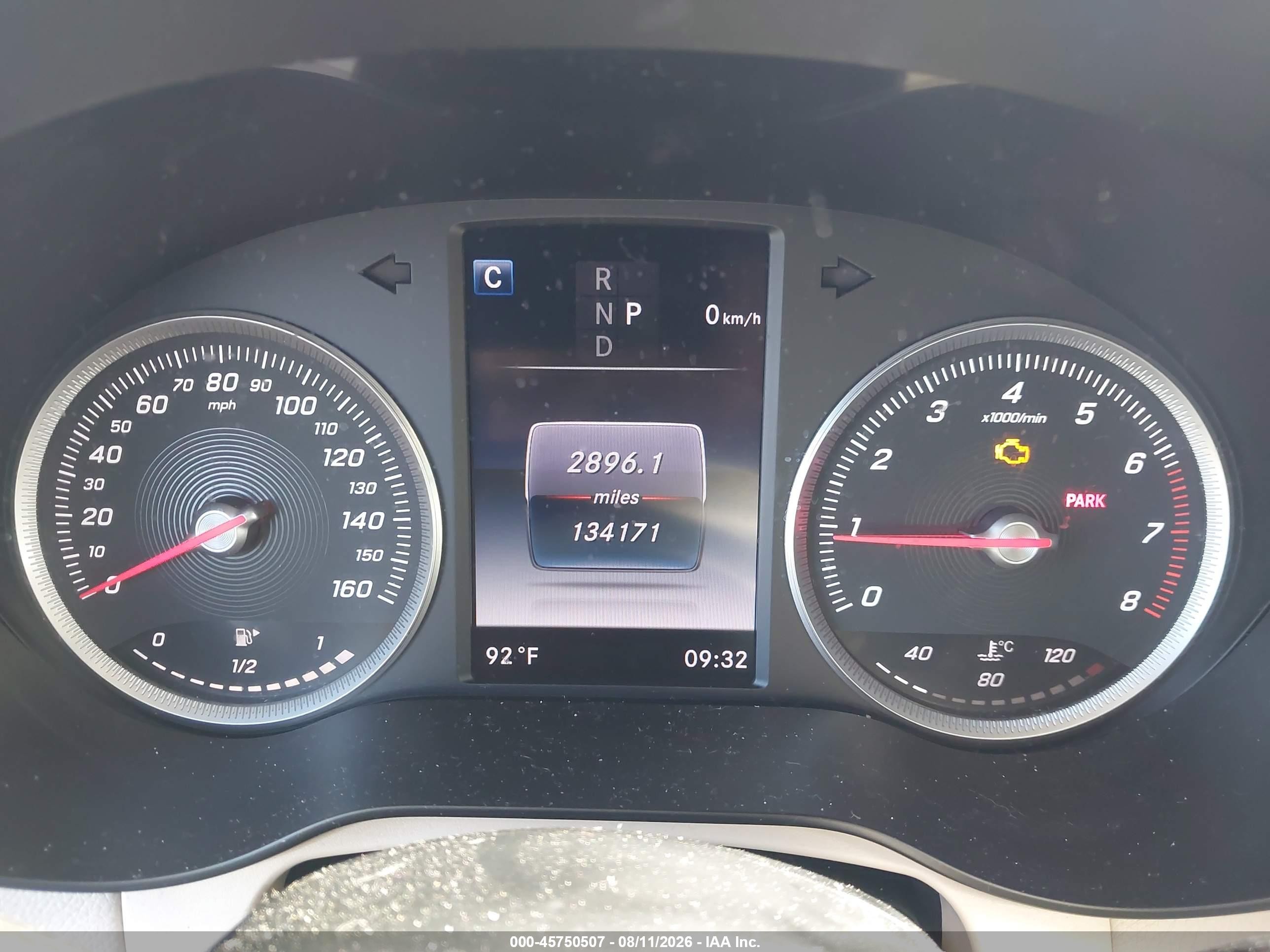 2016 Mercedes-benz Glc VIN WDC0G4JBXGF078290 IAAI salvage auction — Front End, Rebuildable (Florida), sold $4,650 on 2026-09-11 (photo 7)