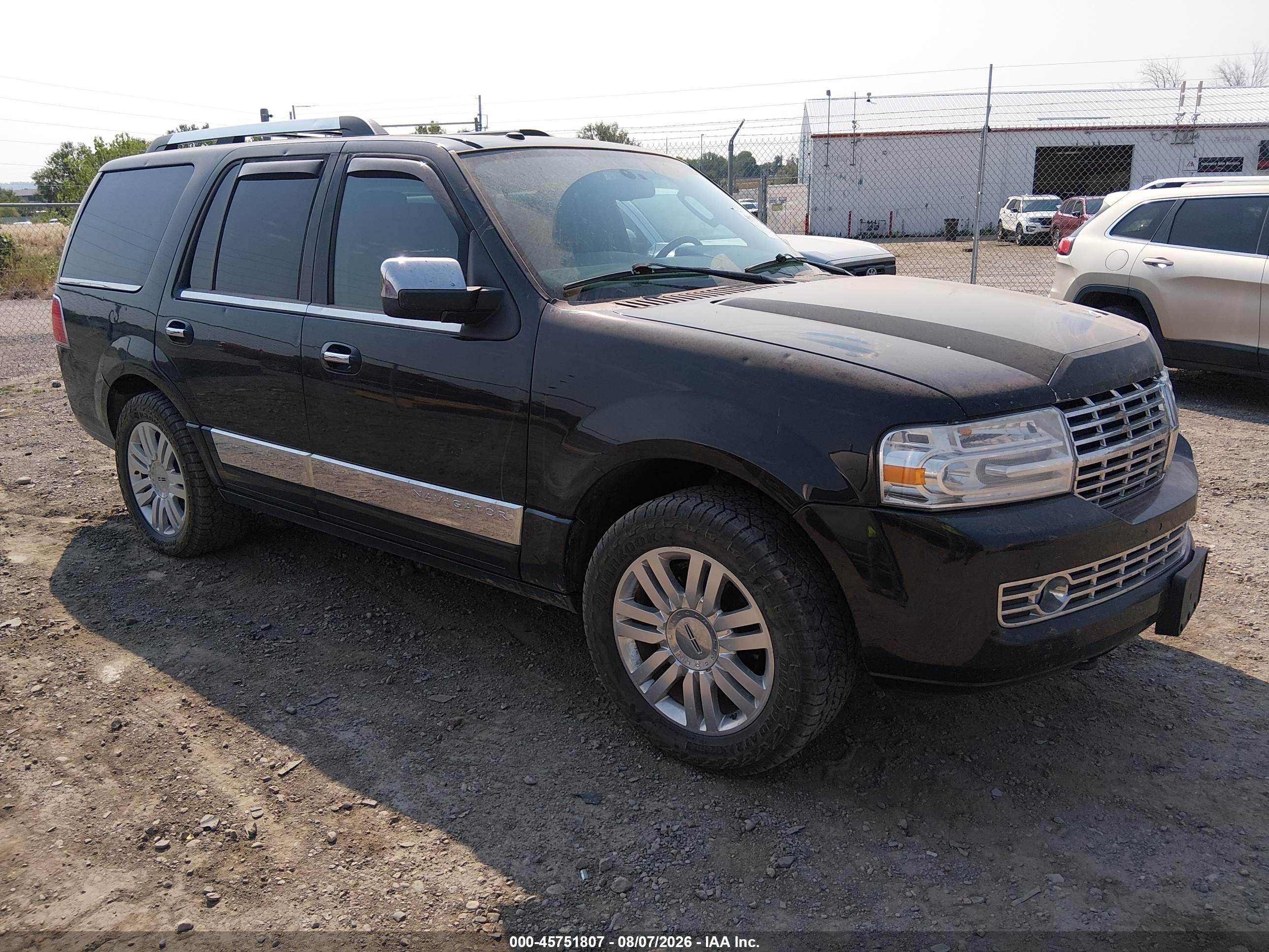 2011 Lincoln Navigator VIN 5LMJJ2J56BEJ03297 IAAI salvage auction — Hail, Clear (Montana), sold $975 on 2026-09-12 (photo 1)